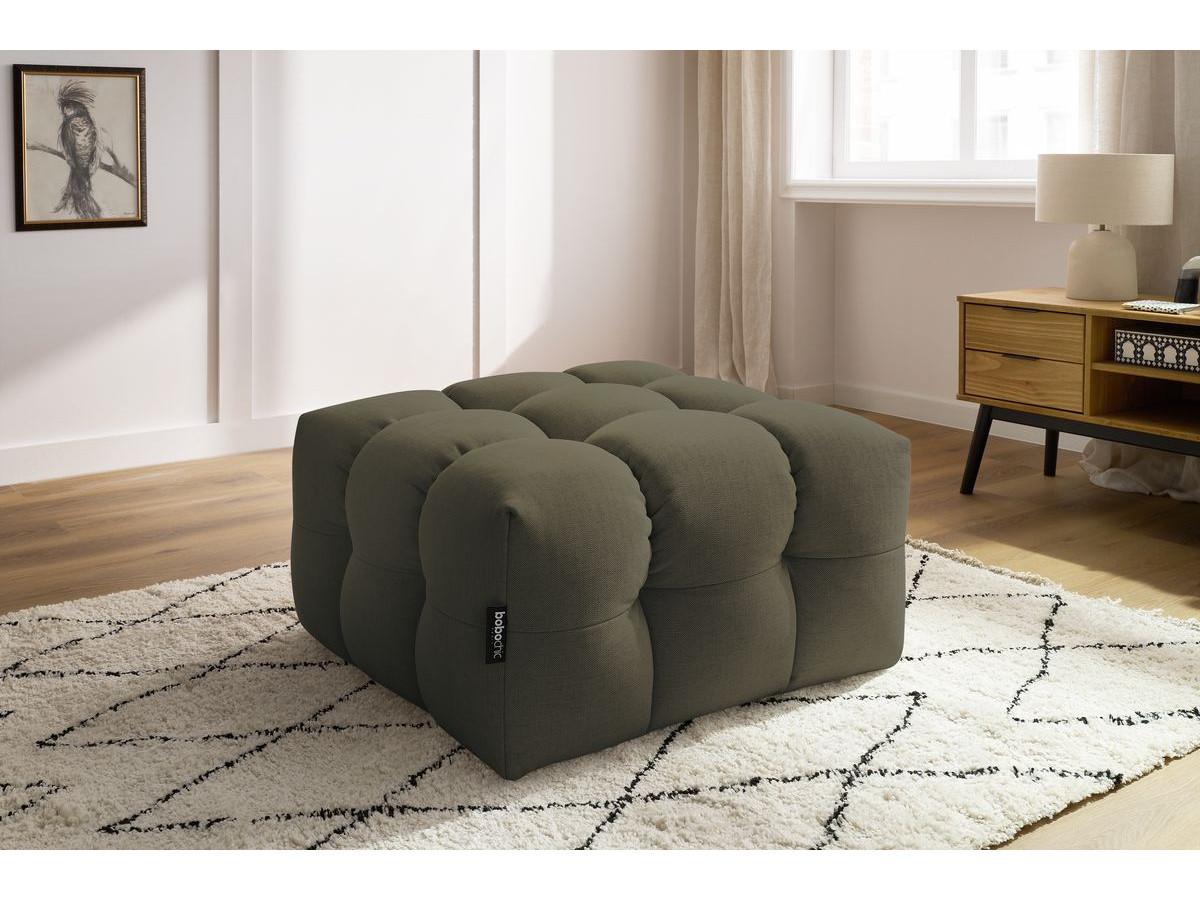 Bobochic Cloud Pouf Stoff Grün