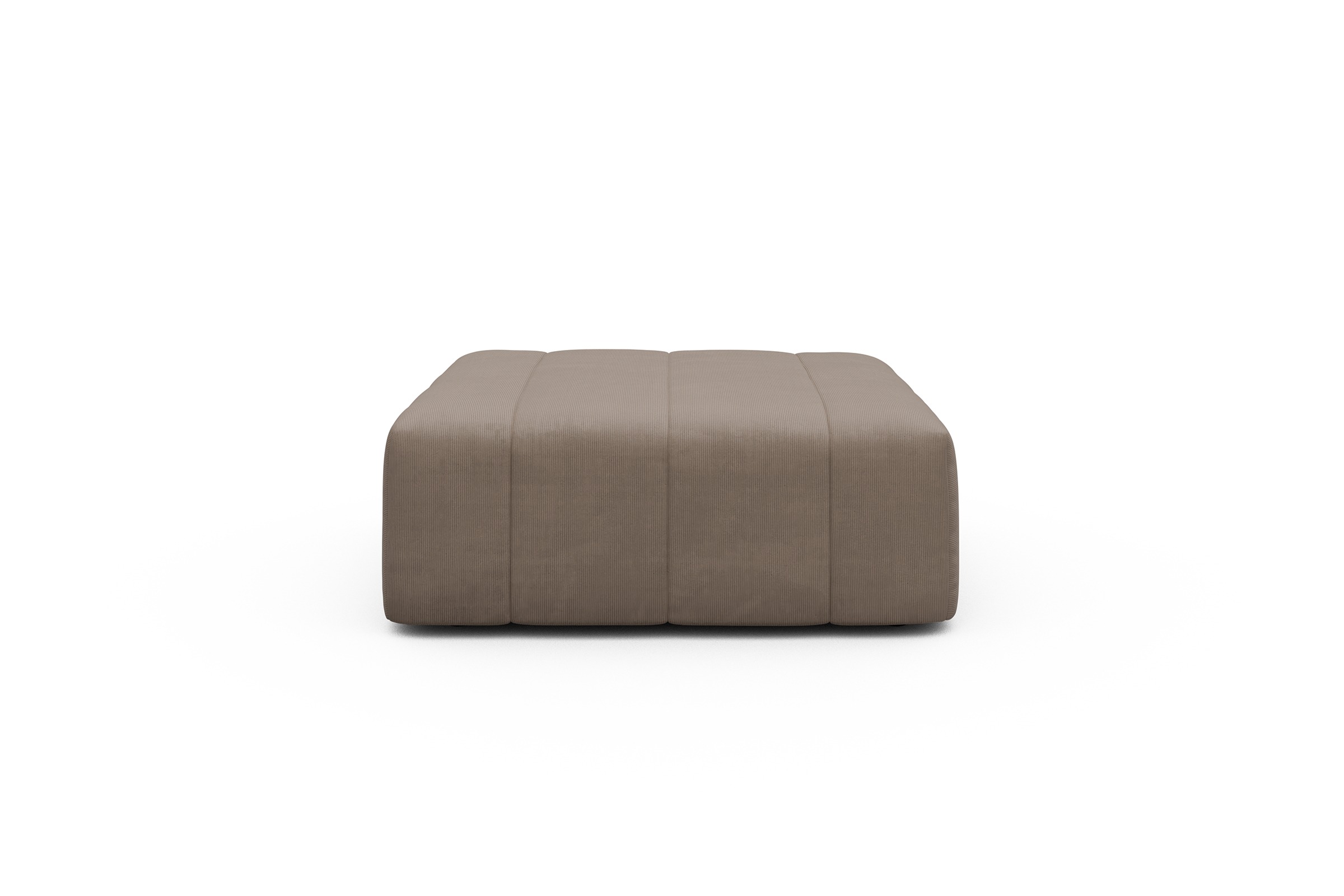 Sitzhocker Hugo Ottomane Cordufine-Biege