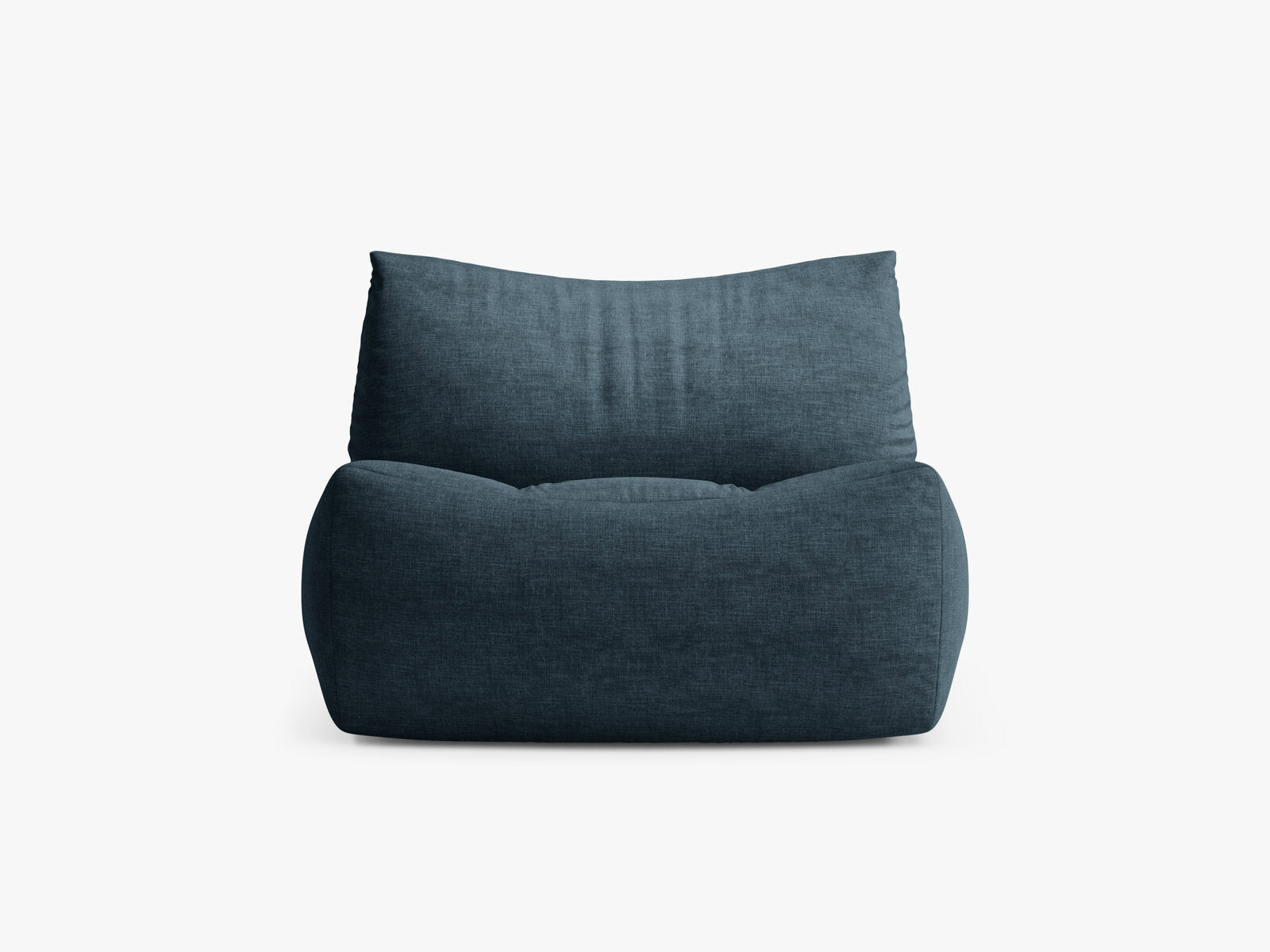 Micadoni Sessel Tove Strukturierter Stoff Boston Jeansblau