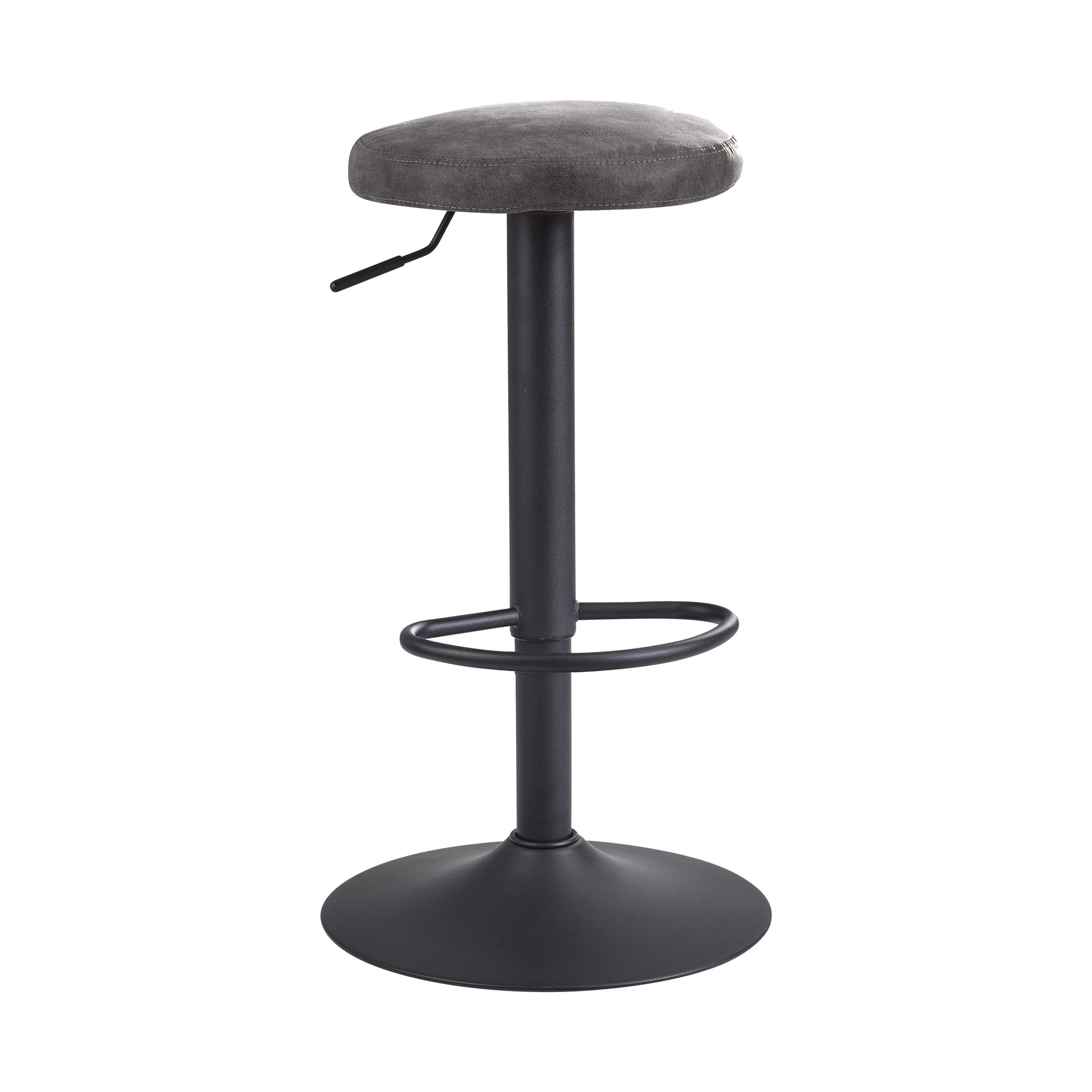 Barhocker Hvalba Stoff Grau 40 × 40 × 79 cm