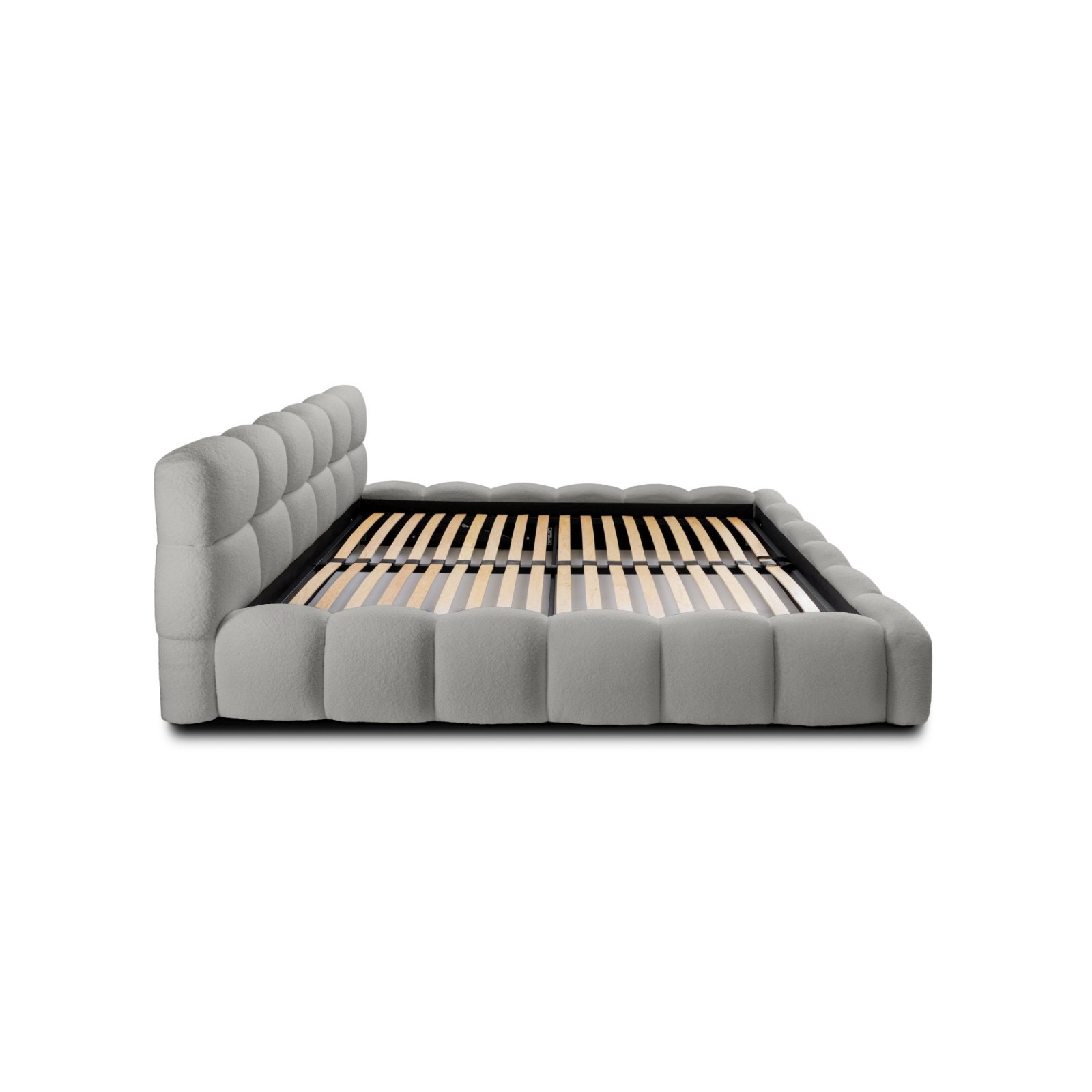 Polsterbett Vento-Slim Boucle 180x200 mit Holzrahmen Quelle 83