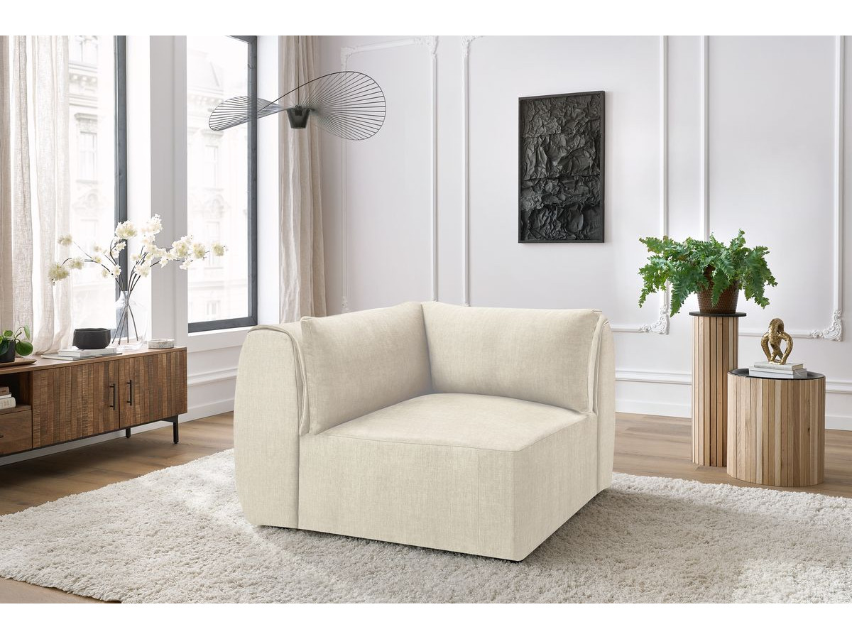 Bobochic Jeanne Eckmodul Samt Beige
