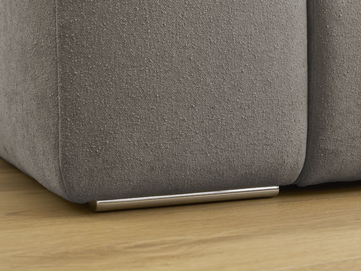 Bobochic Zephyr Sofa 2-Sitzer Strukturstoff Taupe