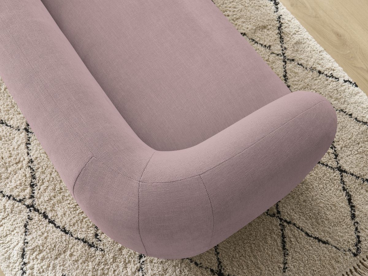 Bobochic Celine Sofa 2-Sitzer Stoff Rosa