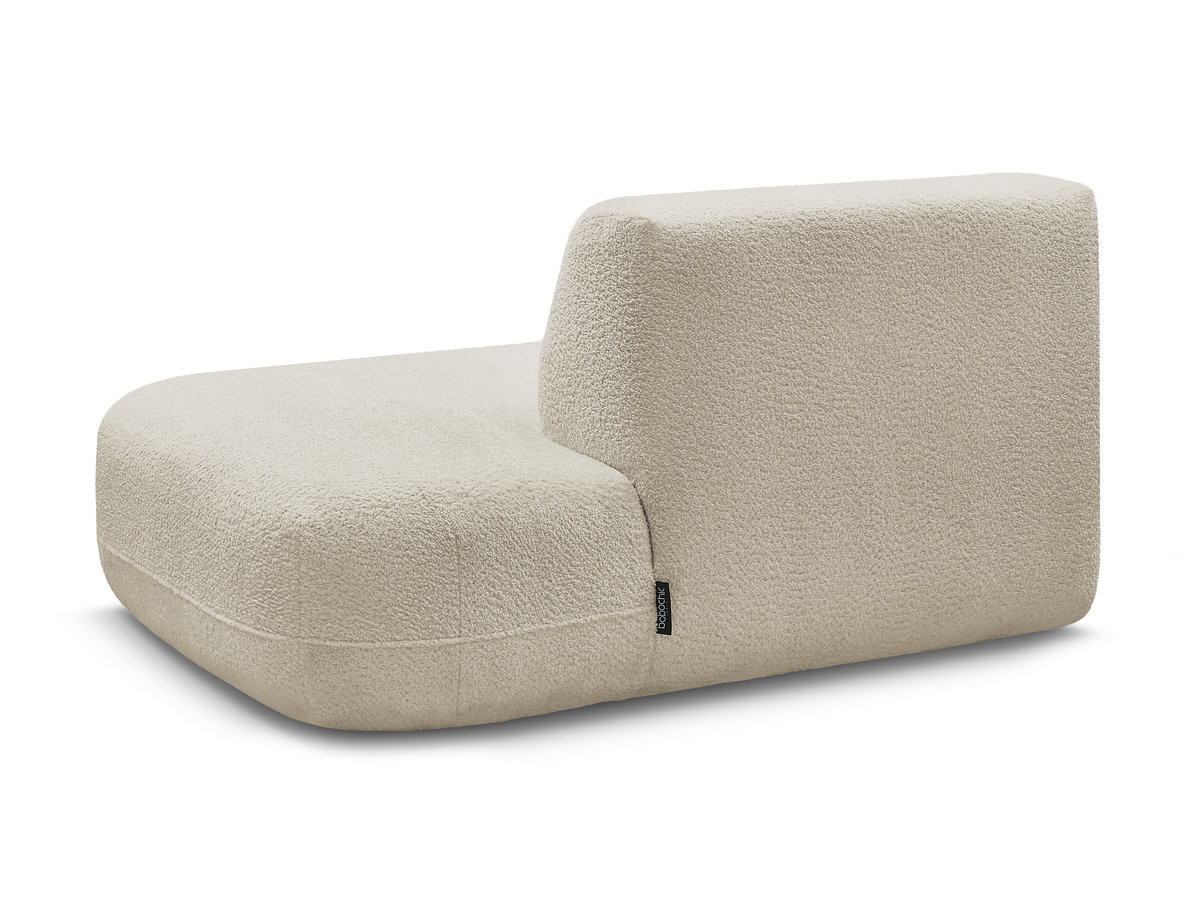 Bobochic Anda Sofamodul 2-Sitzer Chenille Beige Ecke rechts