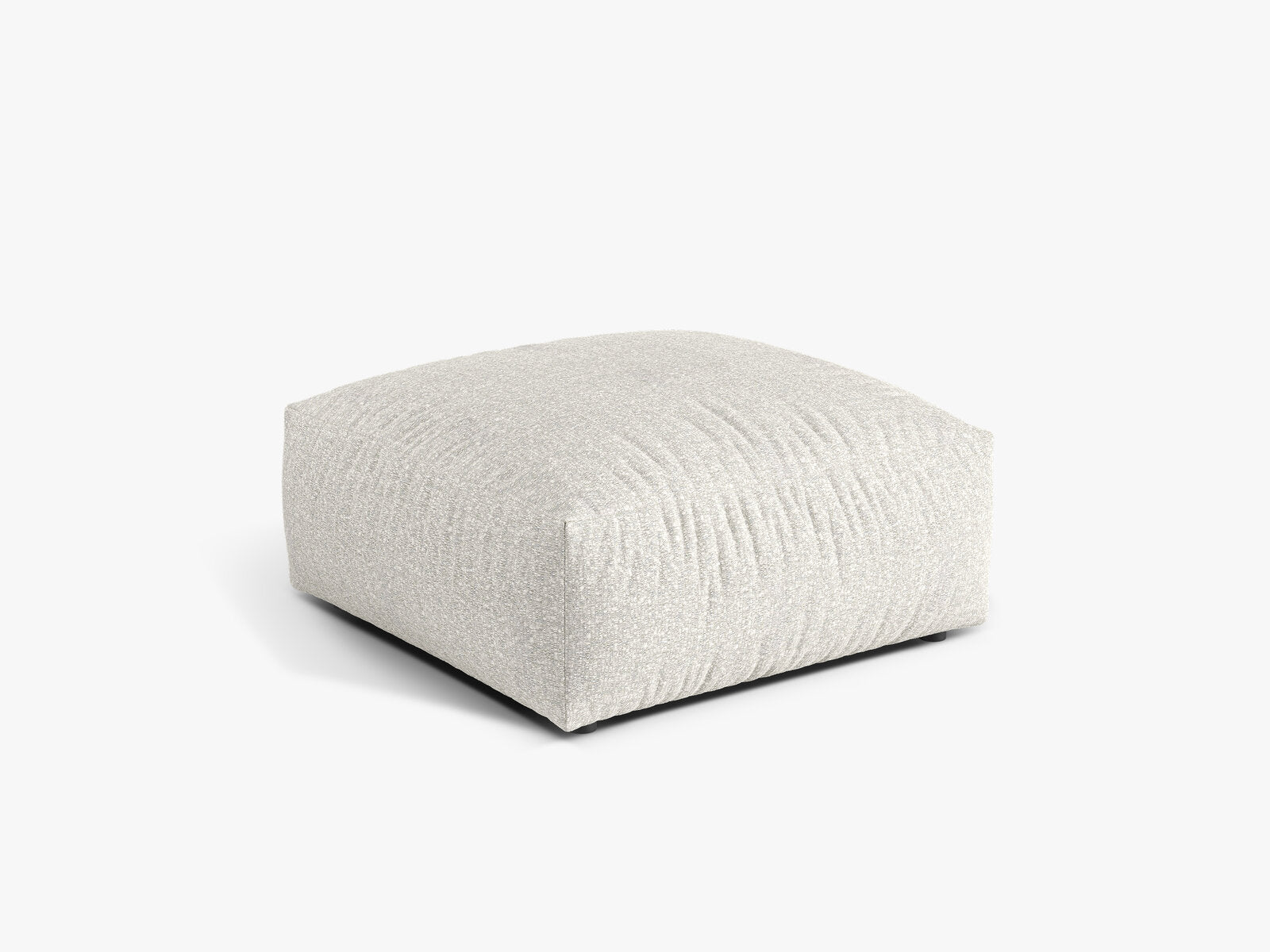 Micadoni Hocker Martina Groß 1-Sitzer Boucle Monet Grau Beige Melange