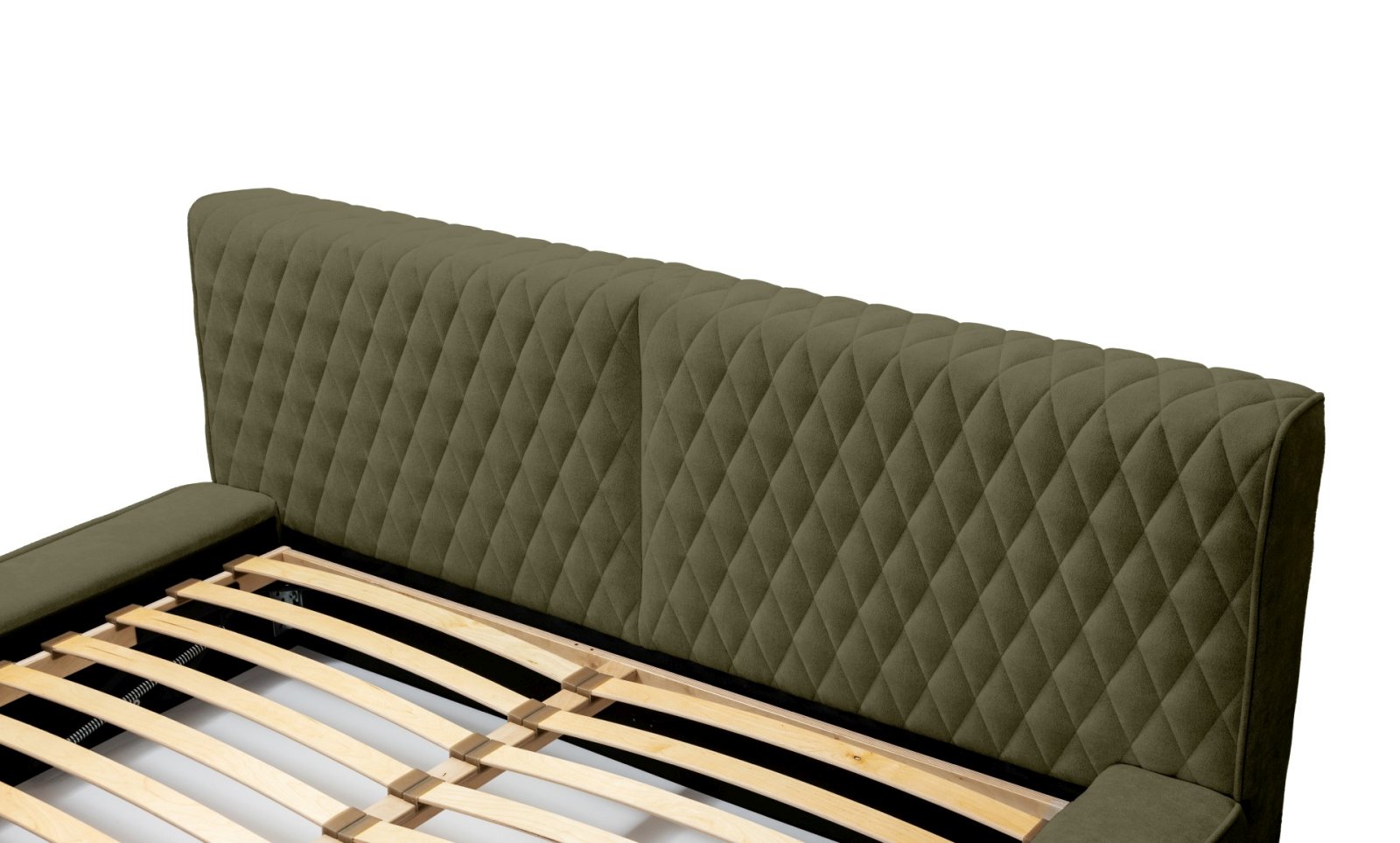 Polsterbett Mento Chenille 140x200 mit Holzrahmen Ditra-New 38