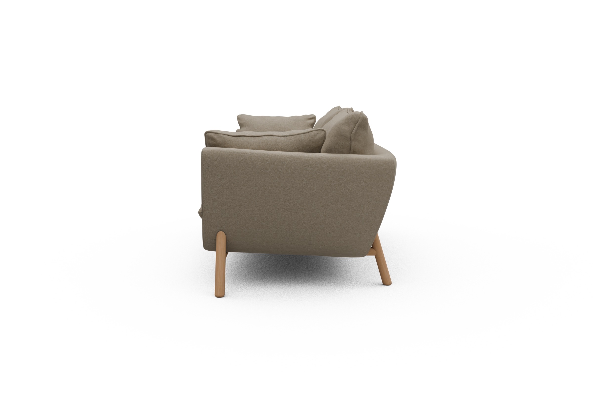 Sofa Emil PREMIUM 2-Sitzer Beinfarbe Eiche Natur Satya-Natural
