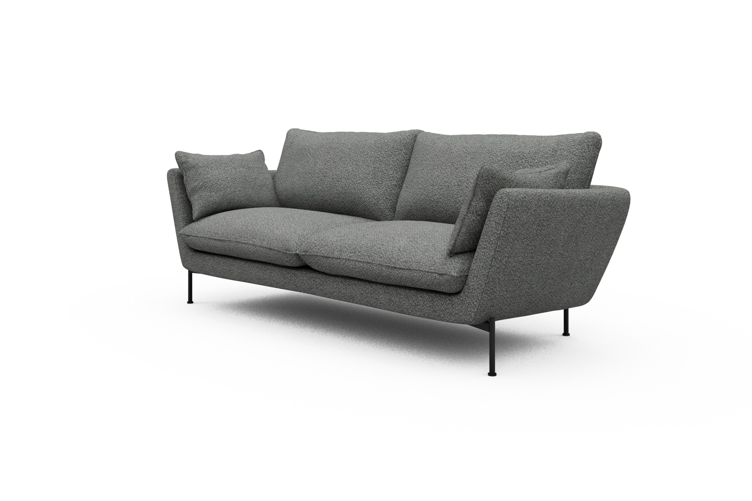 Sofa Anton 3-Sitzer Vanora-Warm-Grey