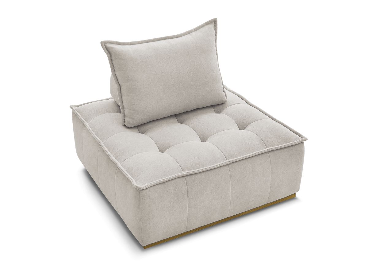 Bobochic Elisa Sofamodul 1-Sitzer Strukturstoff Beige