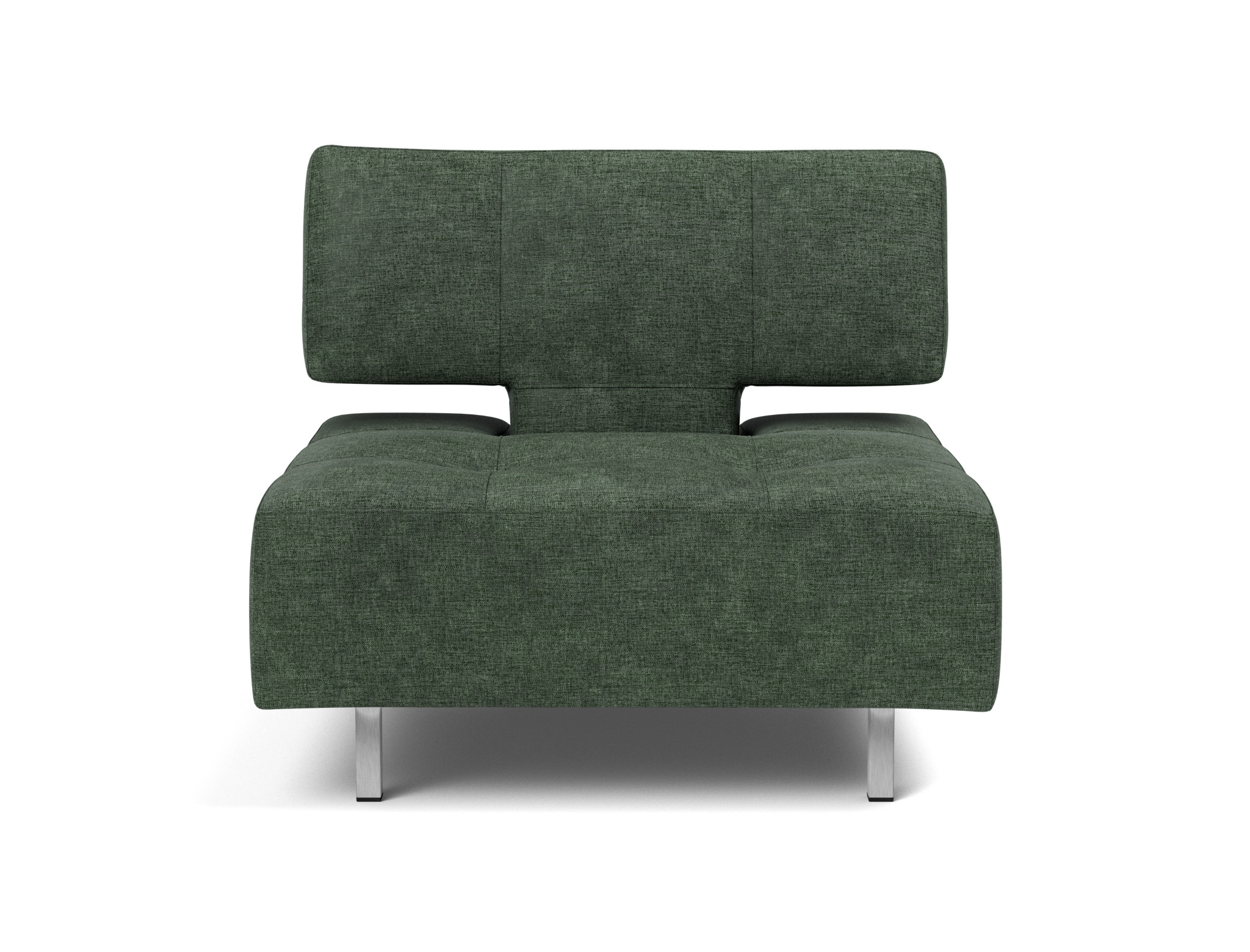 Sessel Long Horn D.E.L. Flachgewebe Avella 281-Pine-Green