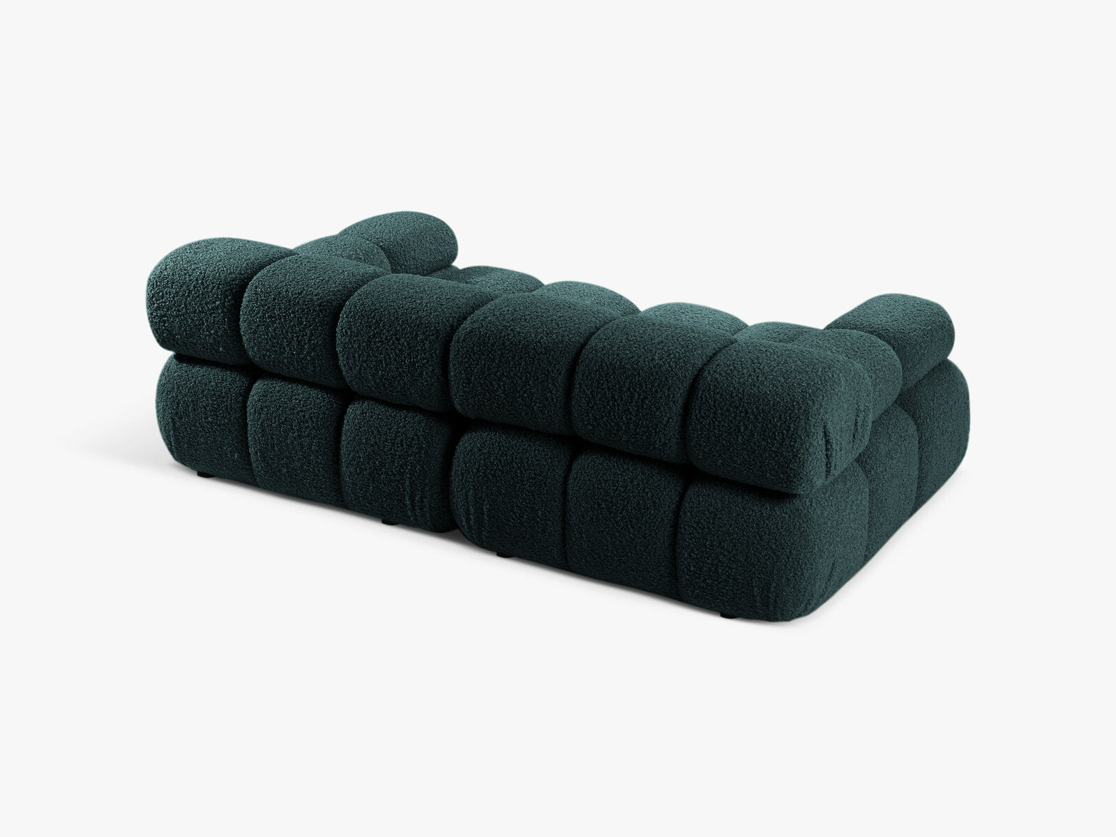 Micadoni Modulares Sofa Bellis 2-Sitzer Boucle Rolf Petrol