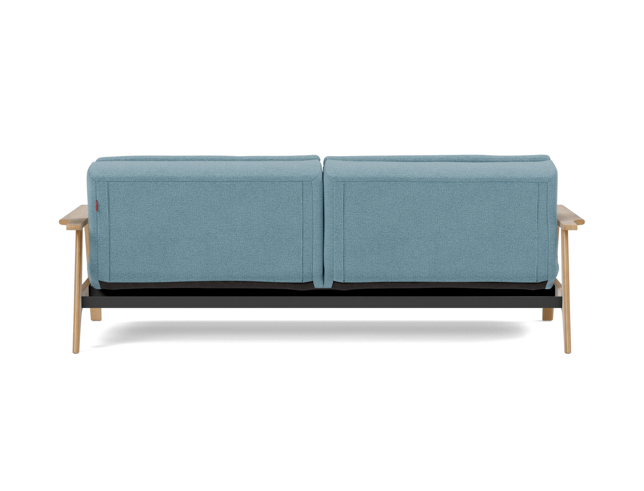Schlafsofa Dublexo Frej Flachgewebe Mixed Dance 525-Light-Blue