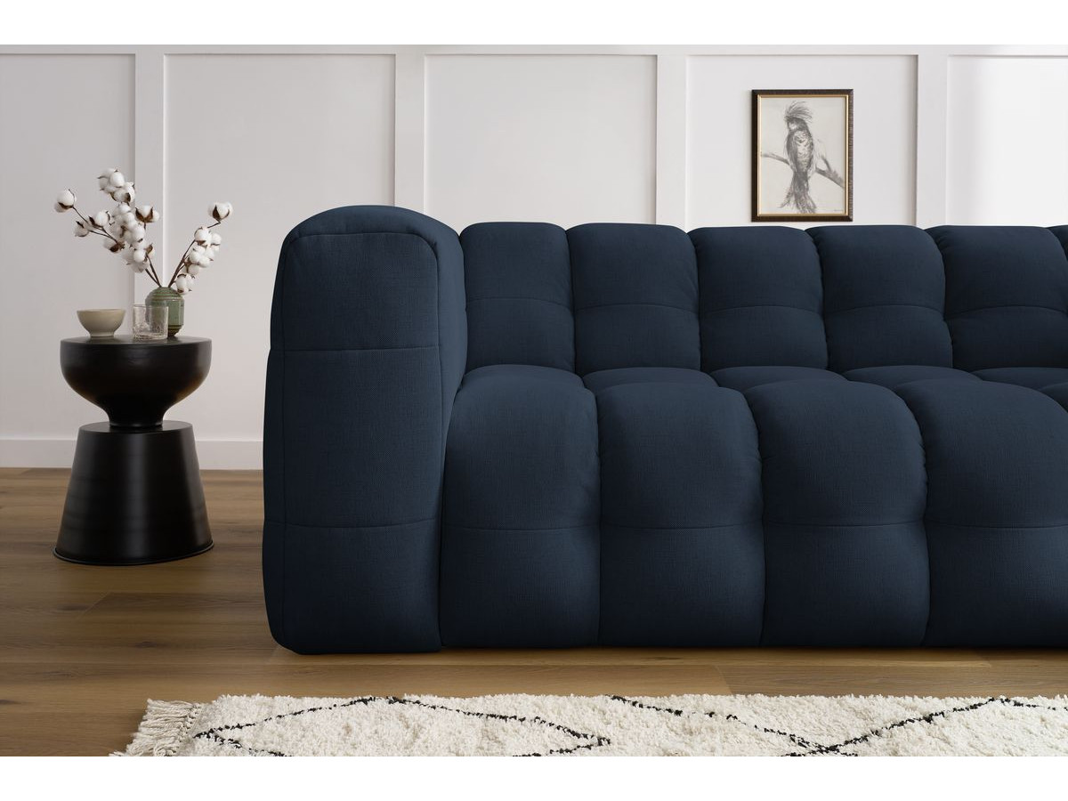 Bobochic Cloud Sofa 3-Sitzer Stoff Dunkelblau