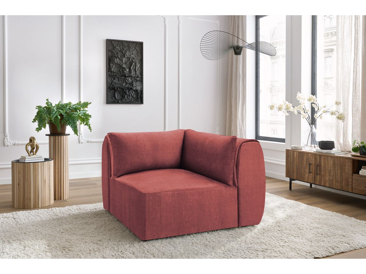Bobochic Jeanne Eckmodul Samt Orange