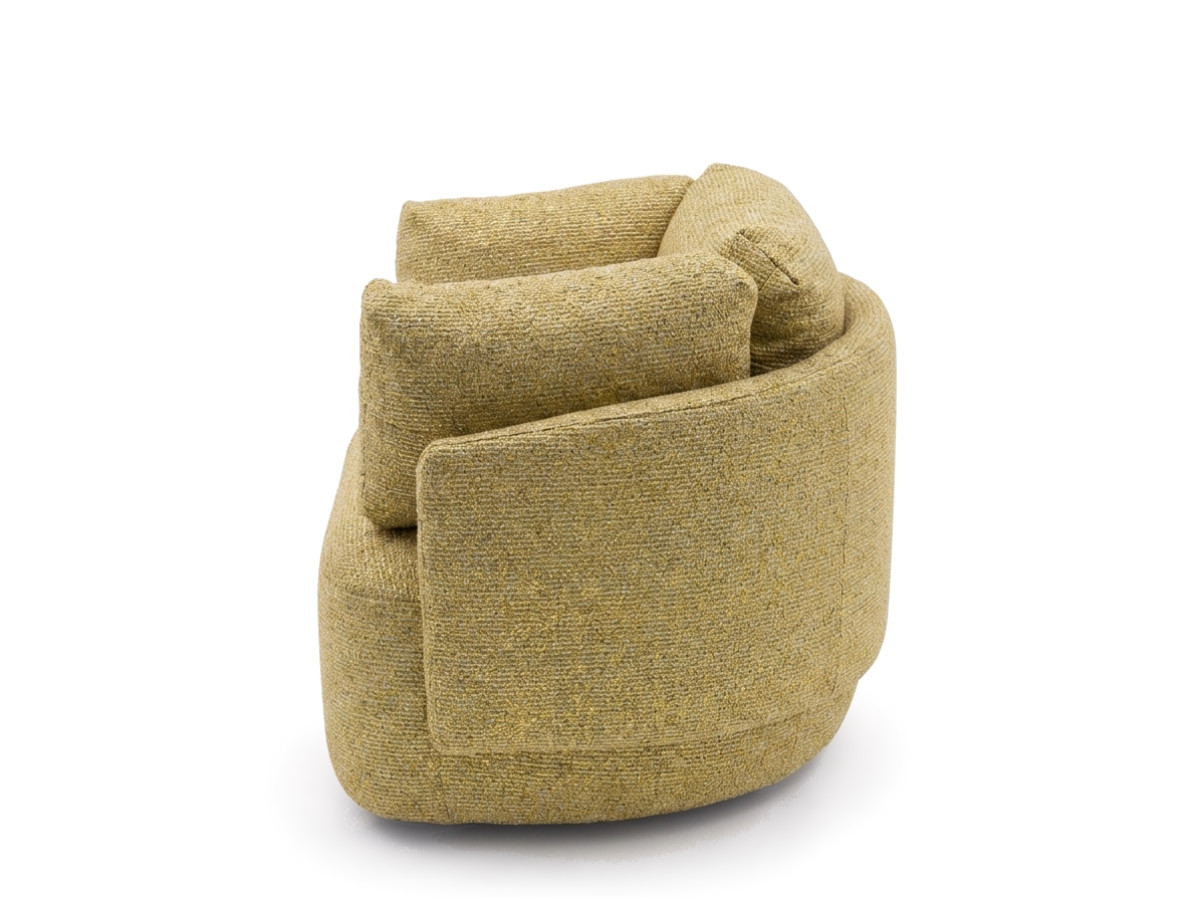 Bobochic Mario Sessel Melange-Stoff Gelb