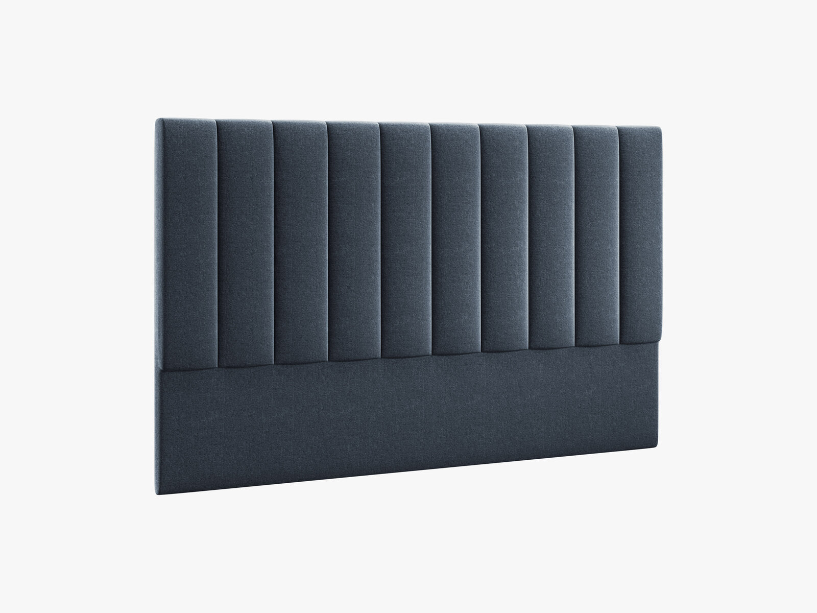 Micadoni Marl Polster-Kopfteil Chenille Eden Marineblau 200x120