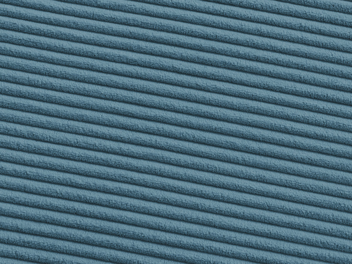 Bobochic Enore Pouf Cordsamt Hellblau