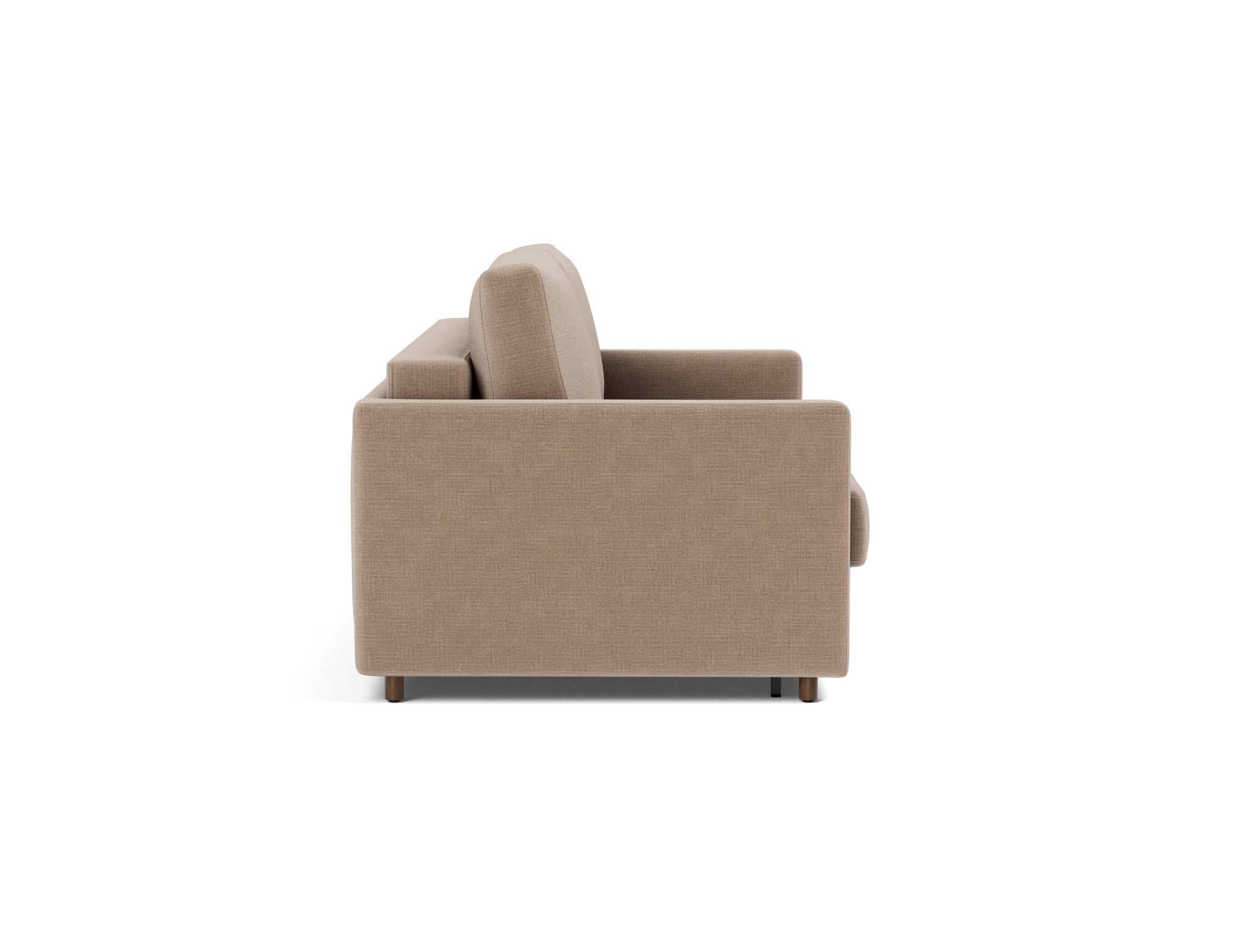 Schlafsofa Neah mit Slim-Armlehnen 160 Chenille Esina 417-Mocha