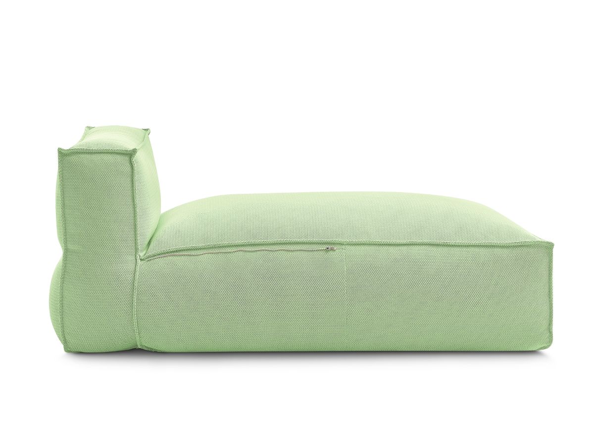 Bobochic Biarritz Méridienne-Modul Melange-Stoff Grün