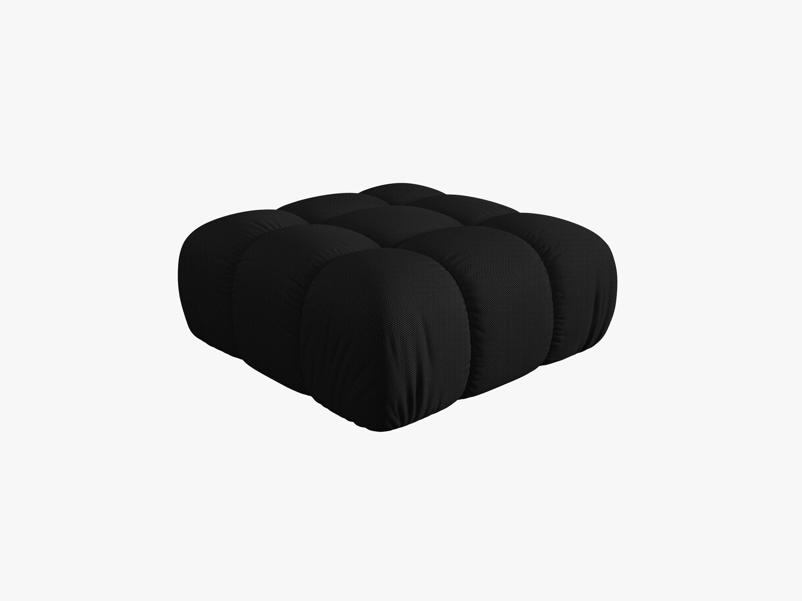 Micadoni Hocker Bellis 3D-Stoff Sonic Schwarz