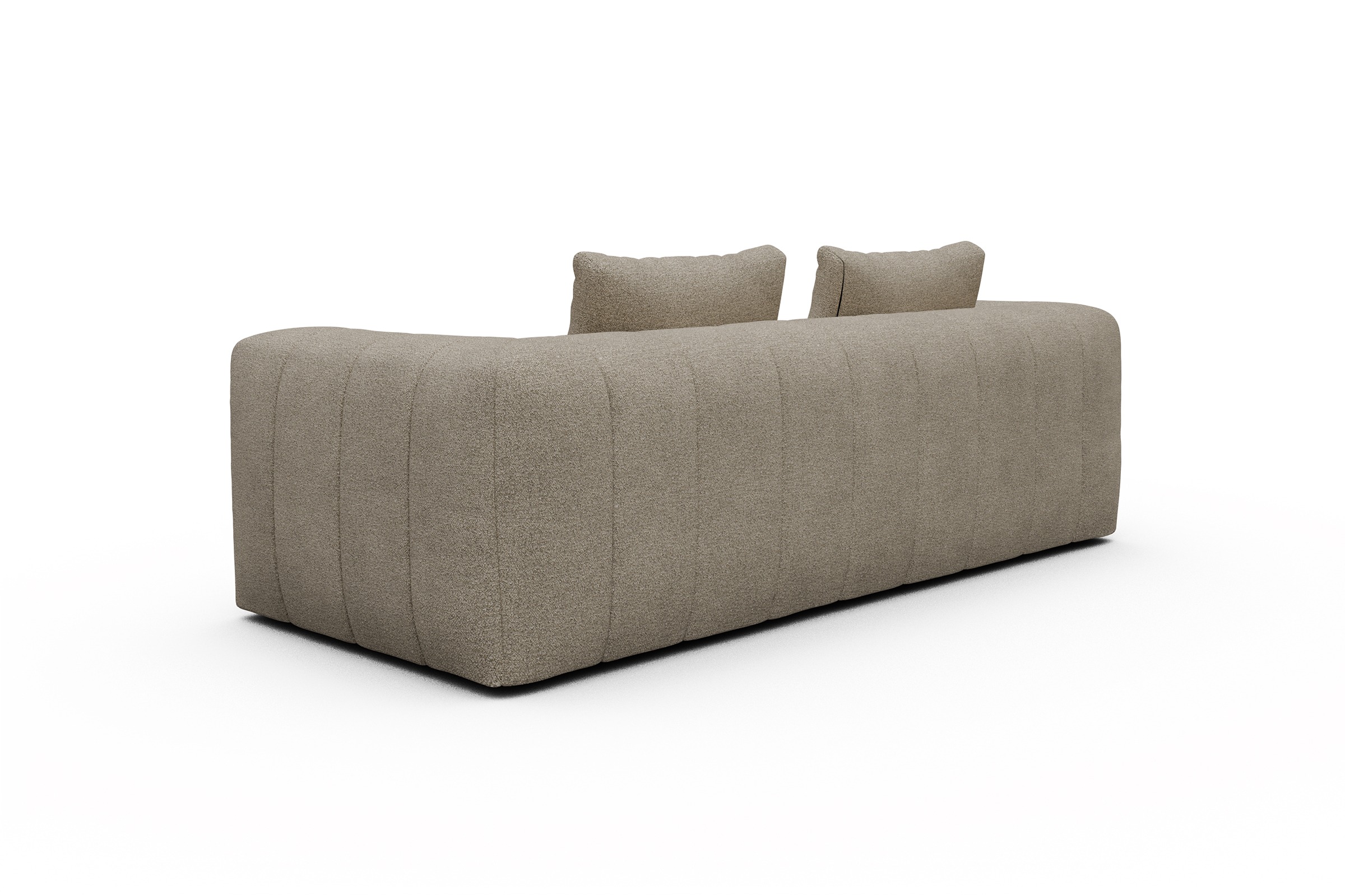 Sofa Hugo 3-Sitzer Boucle-Belge