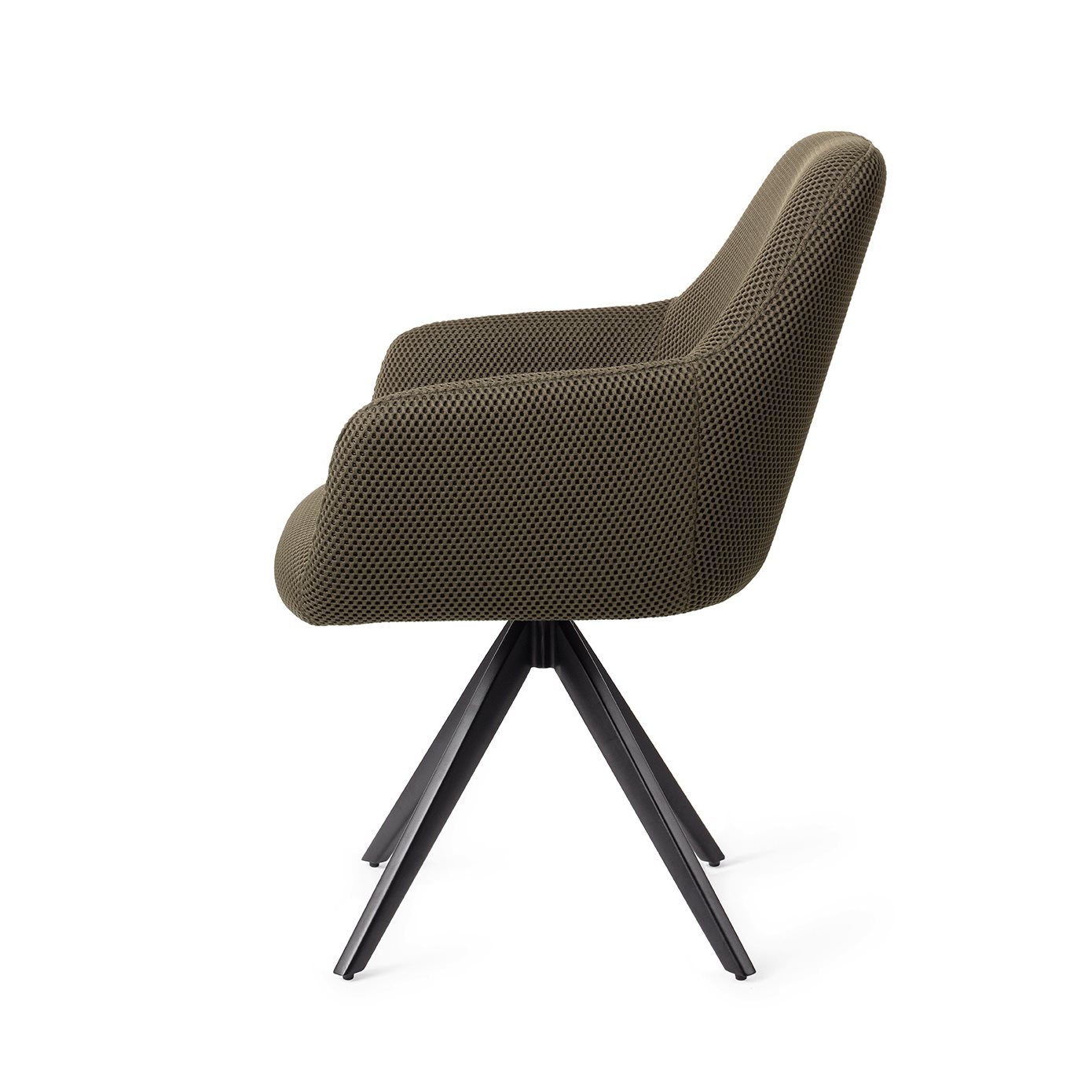 Jesper Home Esszimmerstuhl Hiroo Jungle-Jewel Turn Schwarz