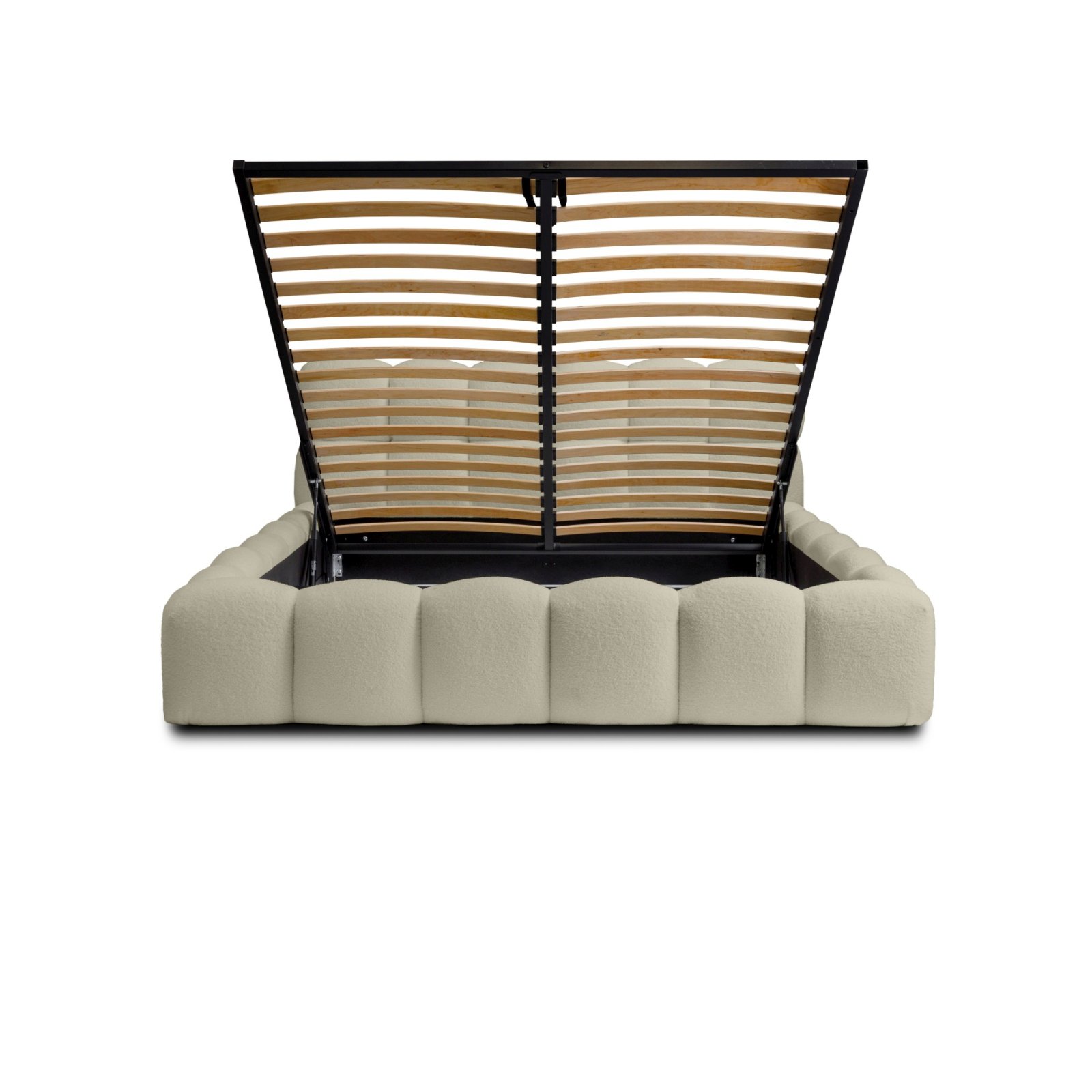 Polsterbett Vento-Slim Boucle 160x200 mit Metallrahmen Quelle 03