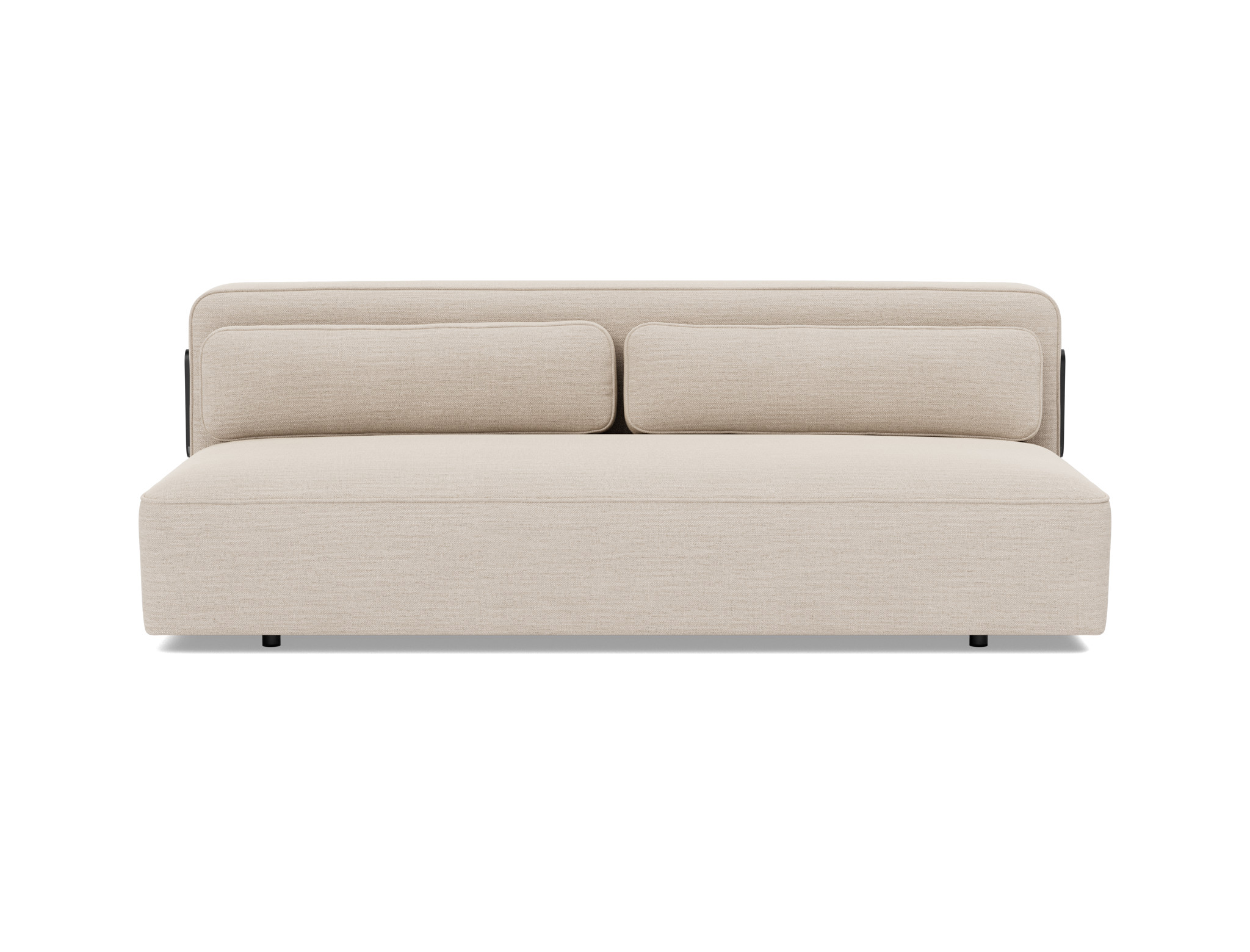Schlafsofa Yonata Webstoff Blida 612-Sand-Grey