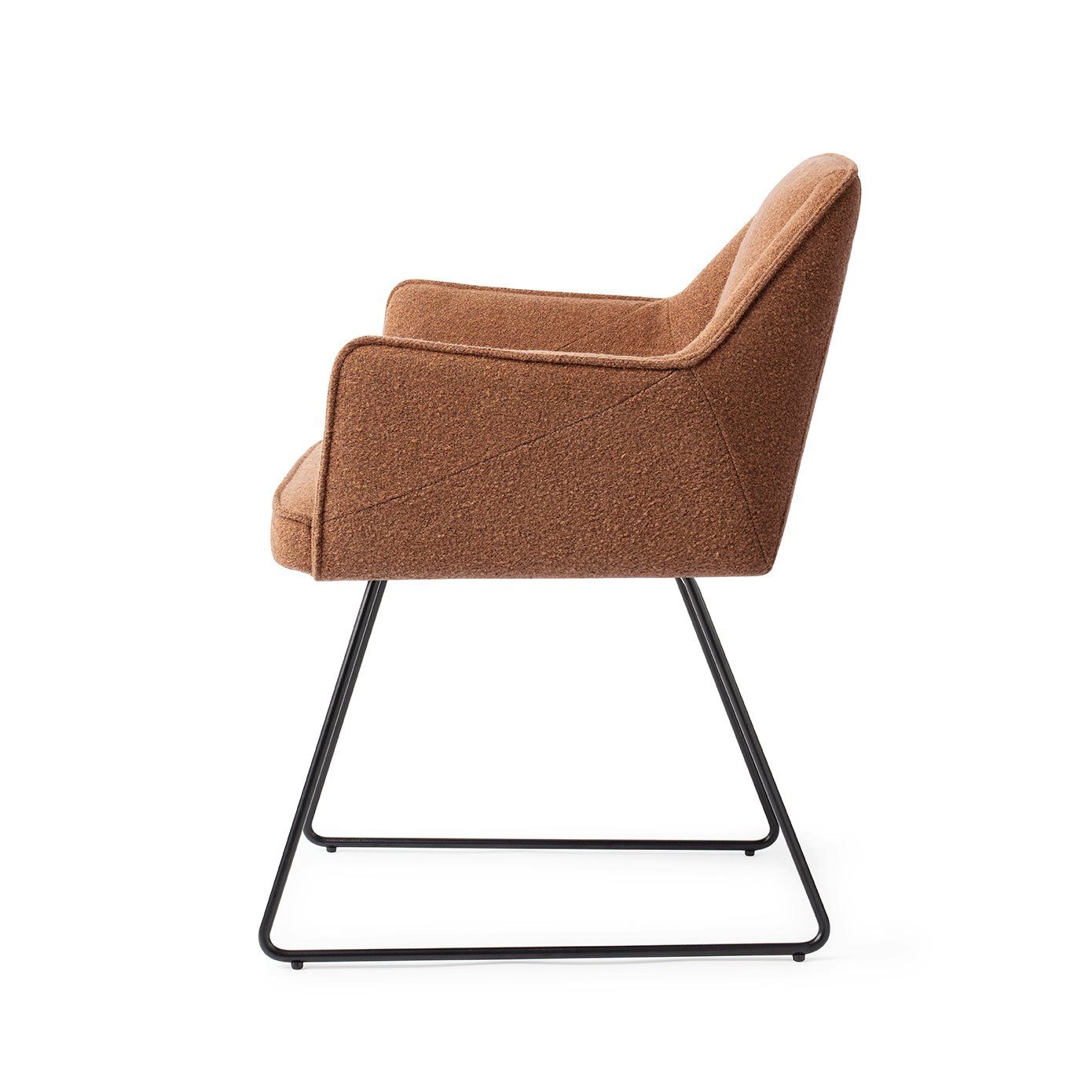 Jesper Home Esszimmerstuhl Tome Cinnamon-Bun Slide Schwarz