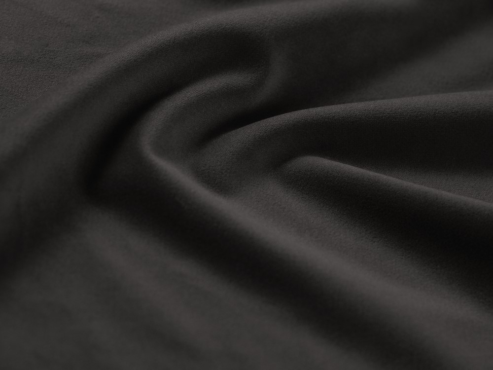 Cosmopolitan Design Stauraumbett mit Kopfteil Colonel 180x200 Samt Riviera Dunkelgrau Melange