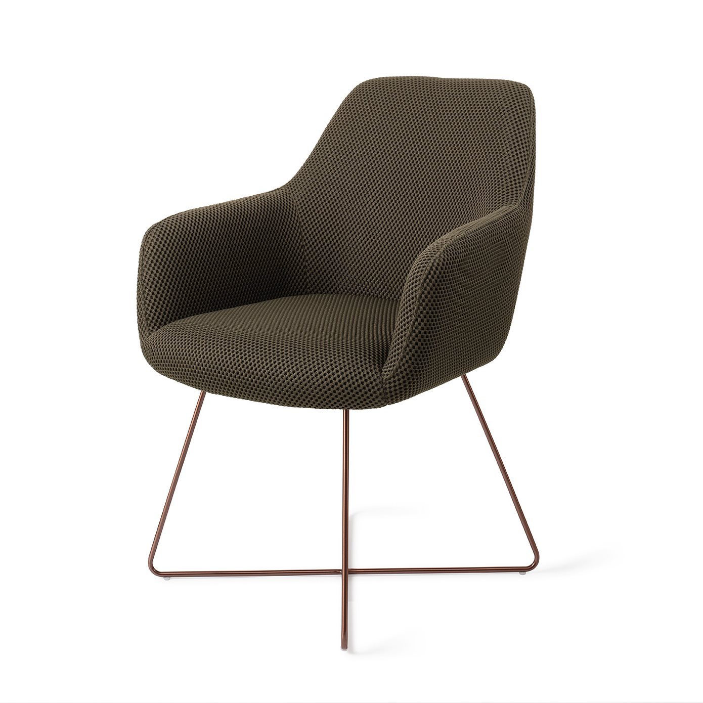 Jesper Home Esszimmerstuhl Hiroo Jungle-Jewel Cross Rosa