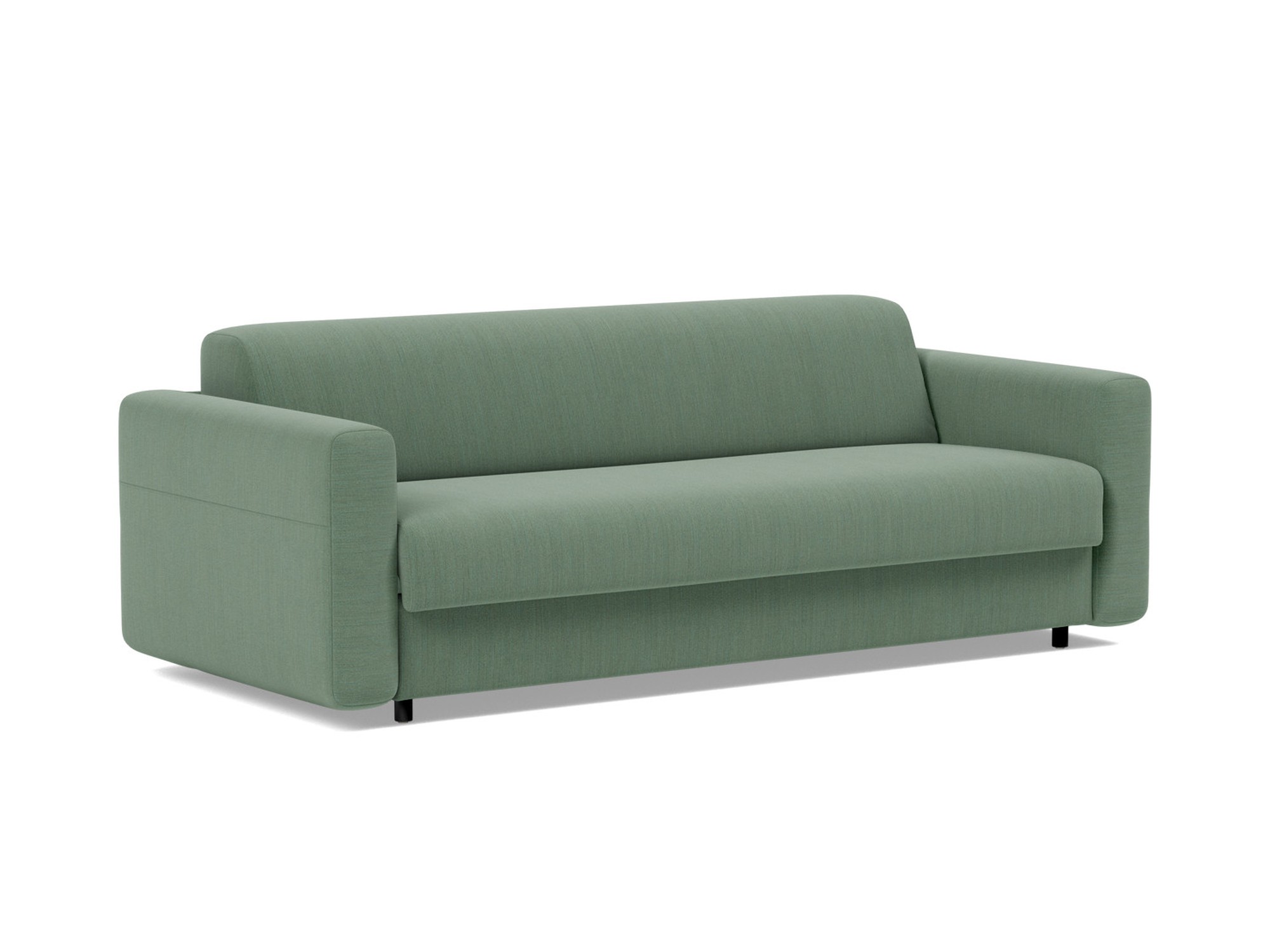 Schlafsofa Killian mit Memory-Matratze 160 Flachgewebe Elegance 518-Green