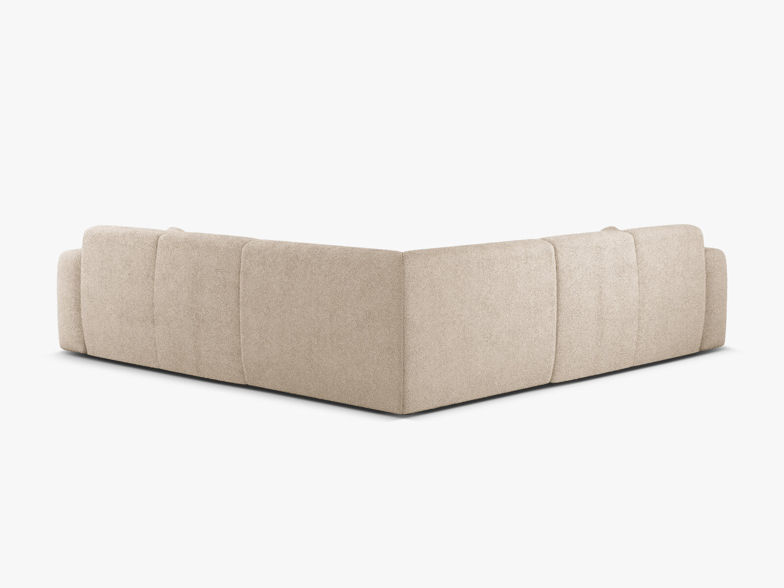 Micadoni Ecksofa Molino 5-Sitzer Boucle Baloo Beige