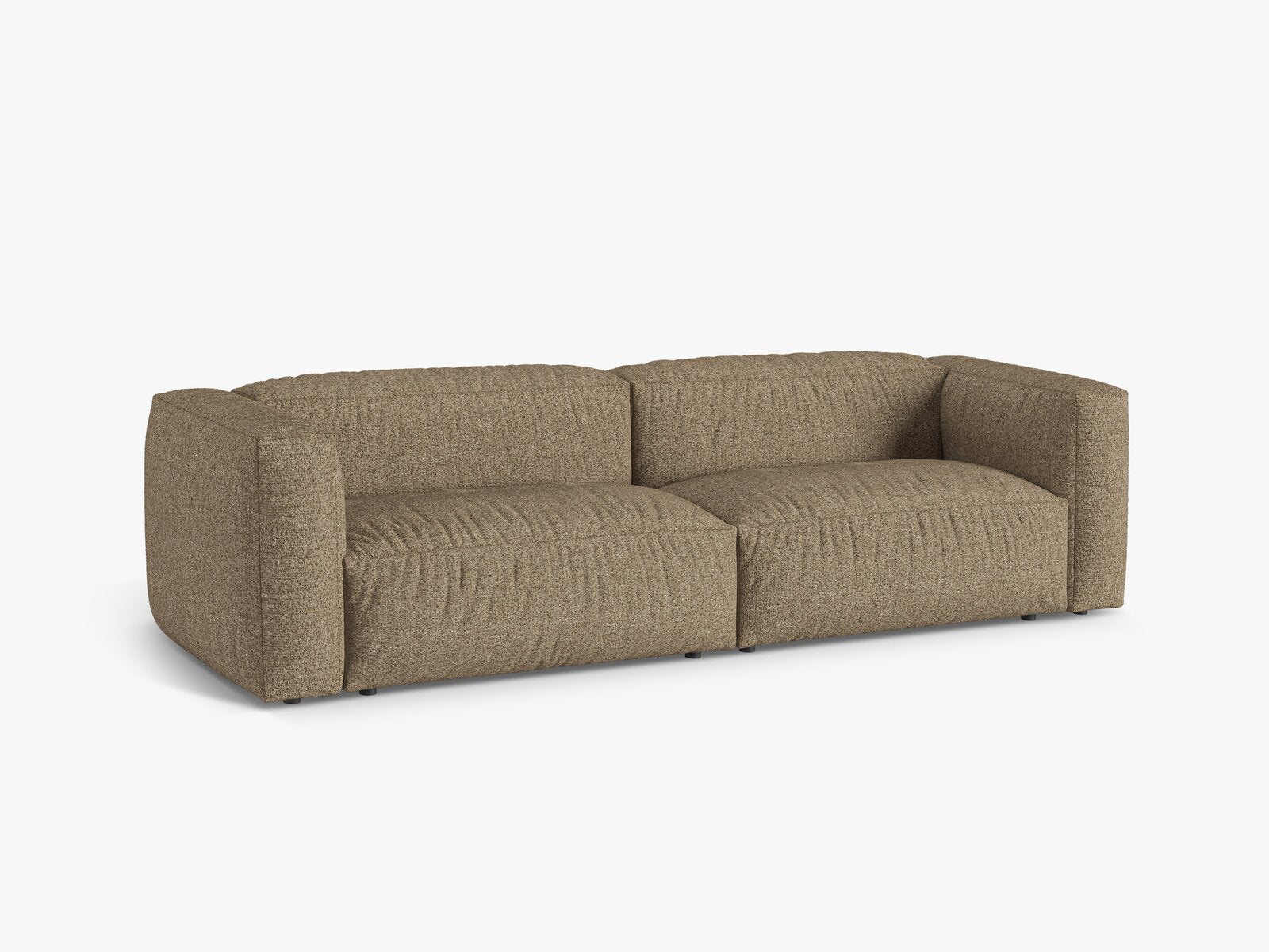 Micadoni Sofa Martina 3-Sitzer Boucle Monet Cappuccino