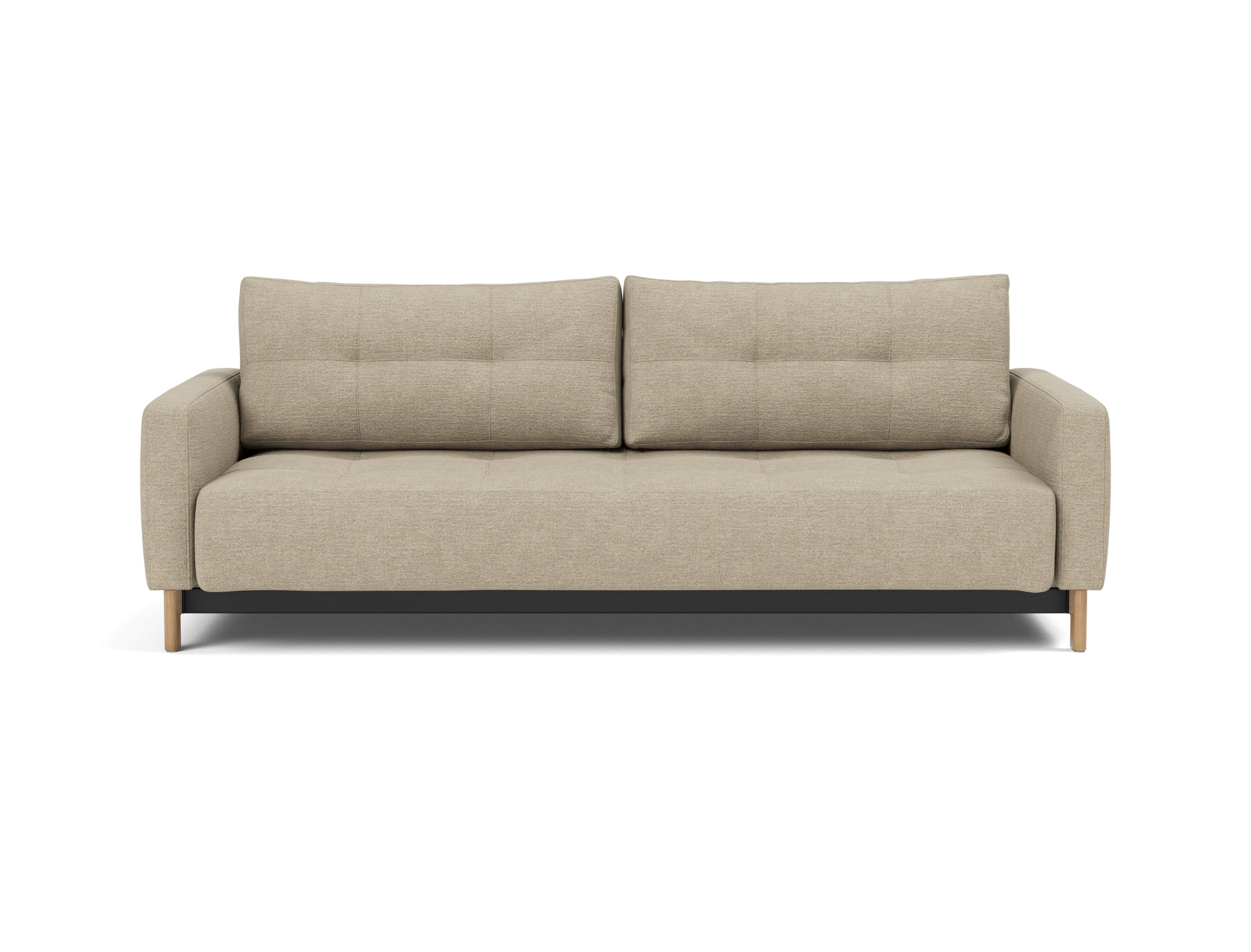 Schlafsofa Pyxis D.E.L. Strukturierter Stoff Taura 356-Sand