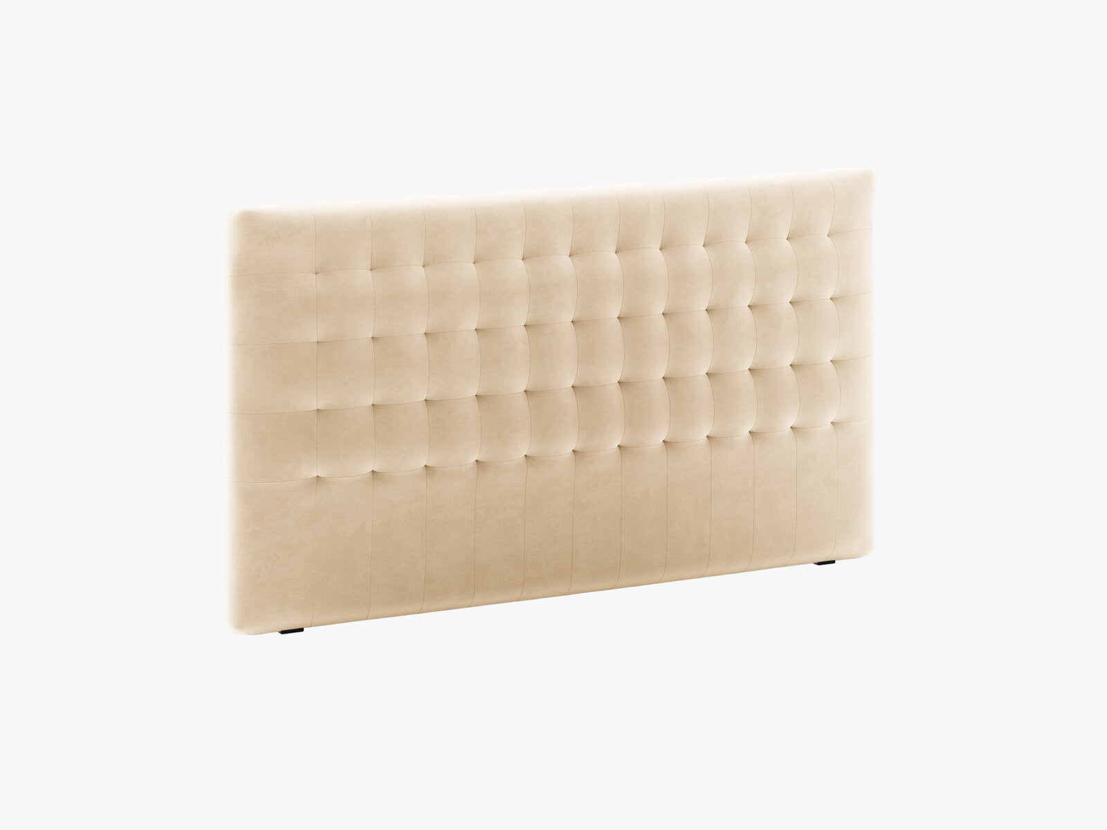 Micadoni Nova Samtiger Kopfteil 120 cm (H 95 cm) Samt Paris Nude 180x95