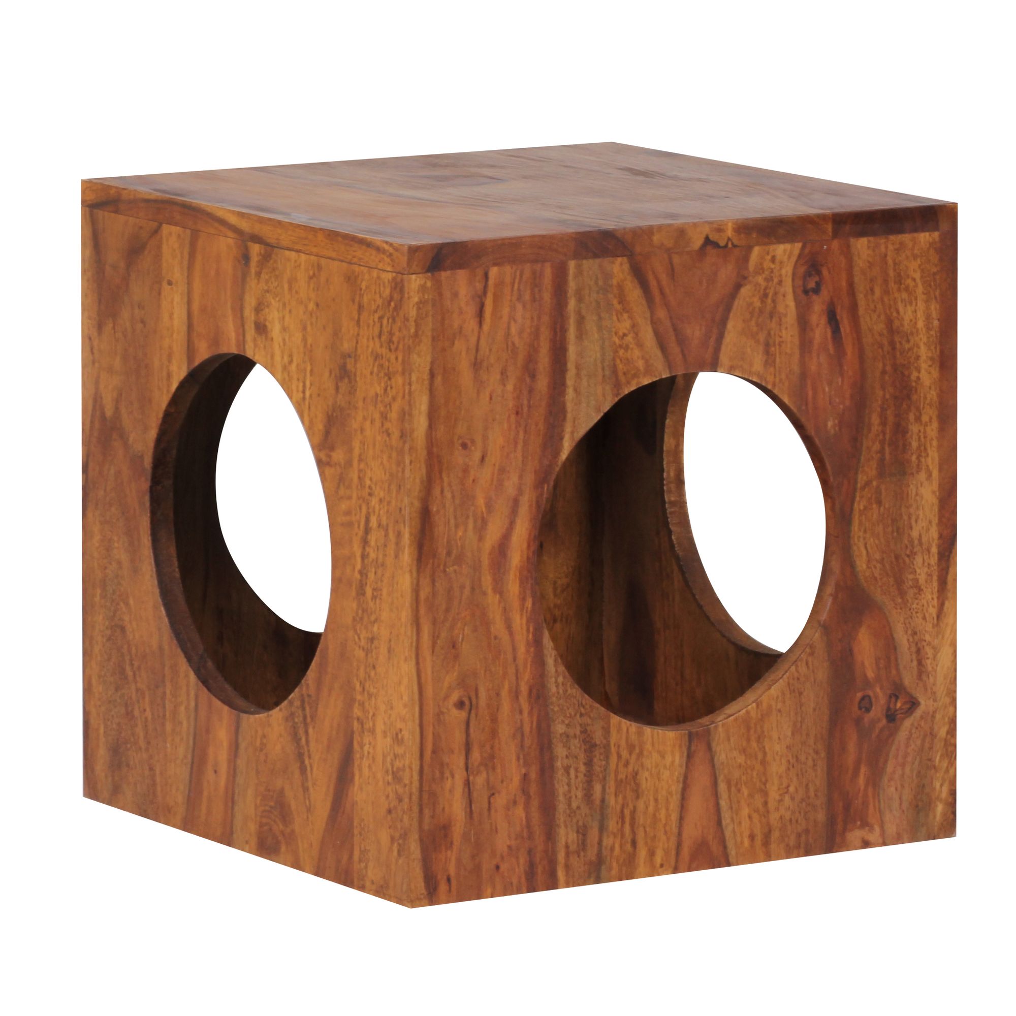 Beistelltisch Aalvik Sheesham Massivholz 35 × 35 × 35 cm