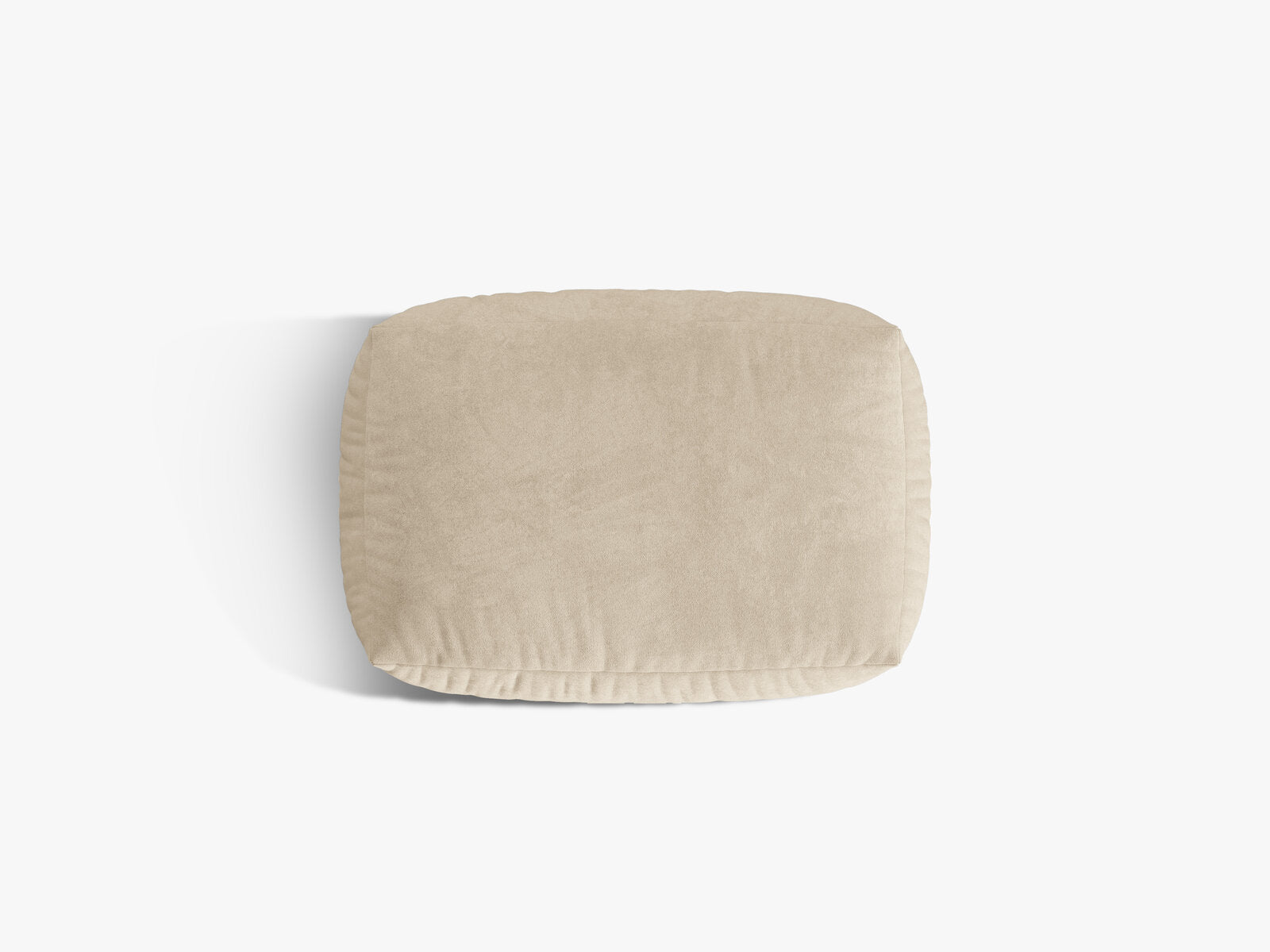 Micadoni Hocker Martina 1-Sitzer Samt Vogue Helles Beige