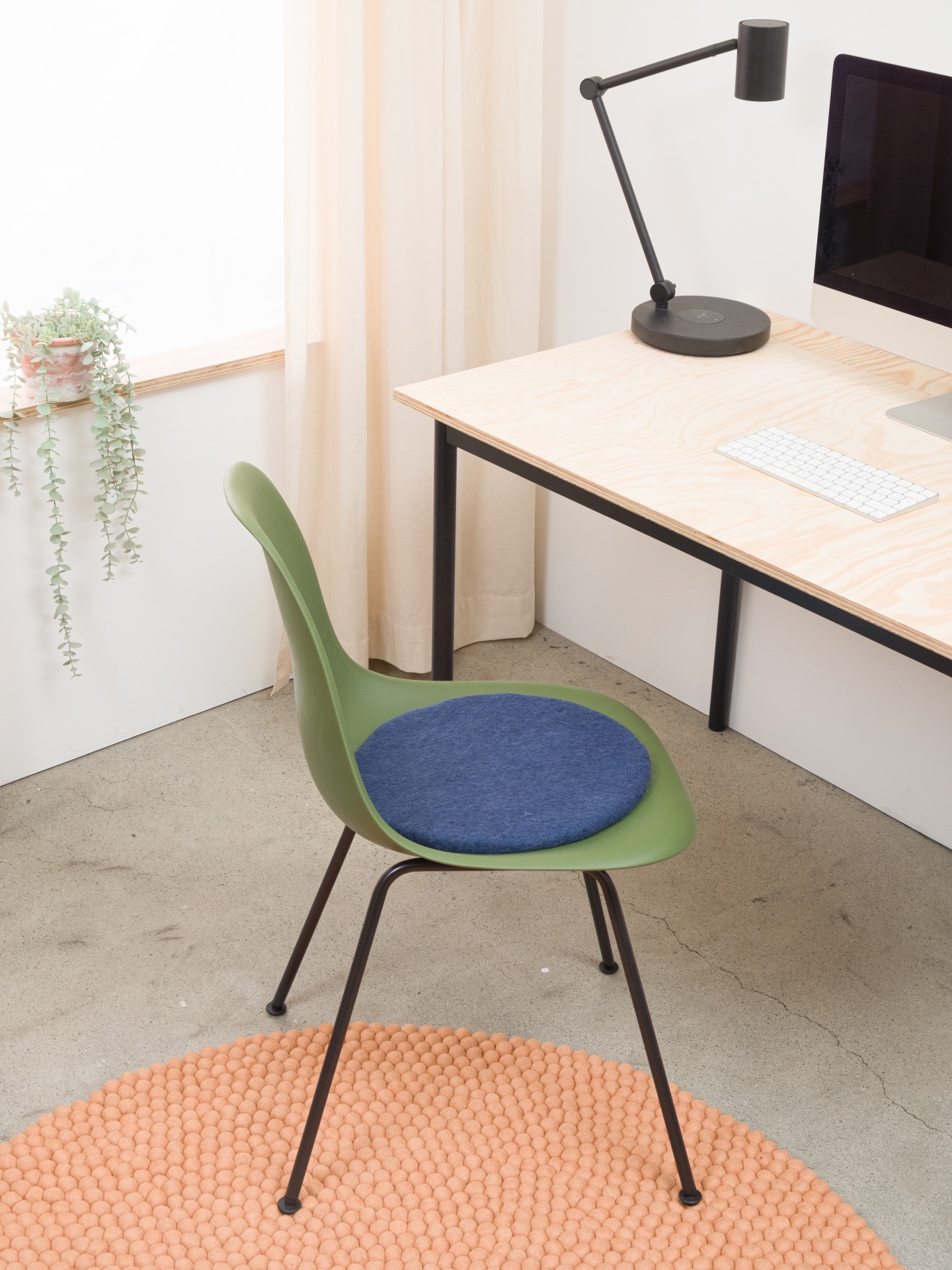 myfelt Alva - Flache Sitzauflage rund