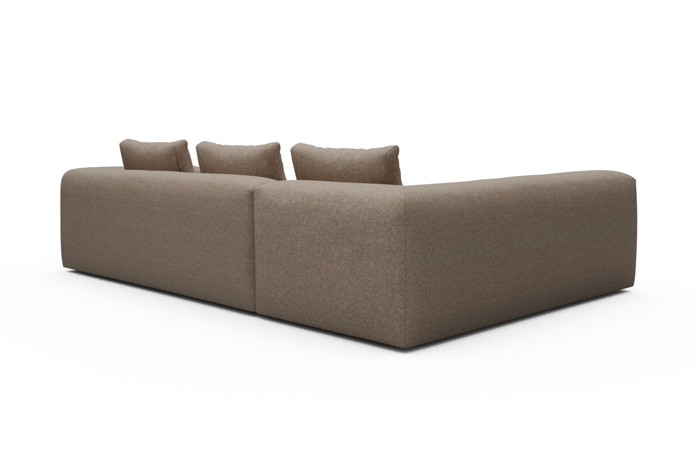 Ecksofa Fred 2x 2,5-Sitzer links offen Sama-Antelope