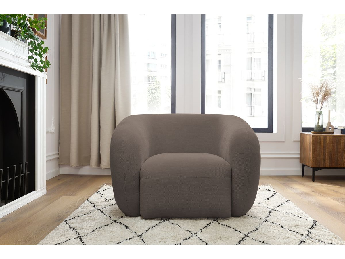 Bobochic Celine Sessel Stoff Taupe