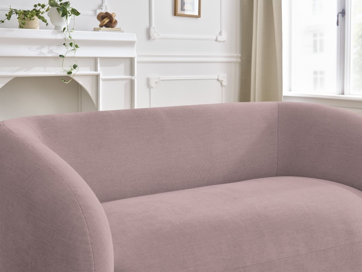 Bobochic Celine Sofa 2-Sitzer Stoff Rosa