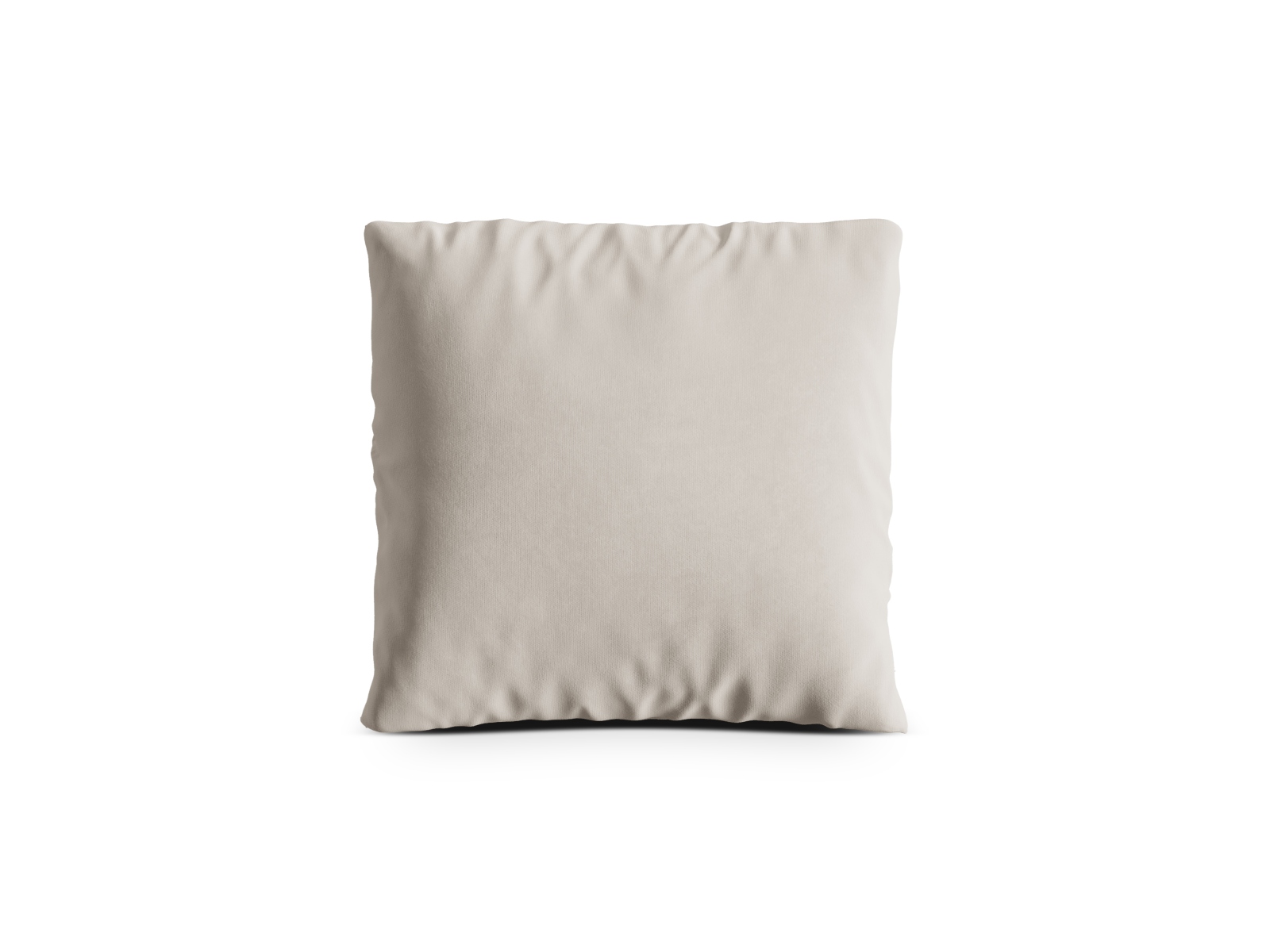 Cosmopolitan Design Kissen Kemi 45x45cm Samt Salvador Beige