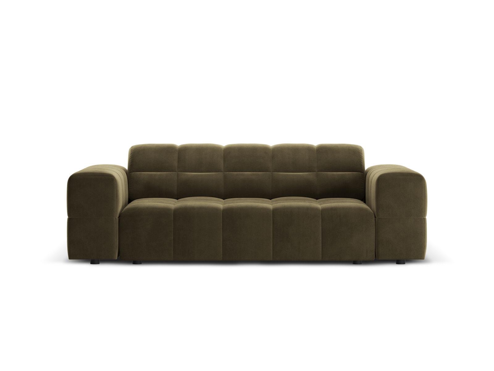 Cosmopolitan Design Sofa Chicago 2-Sitzer Samt Bluvel Grün
