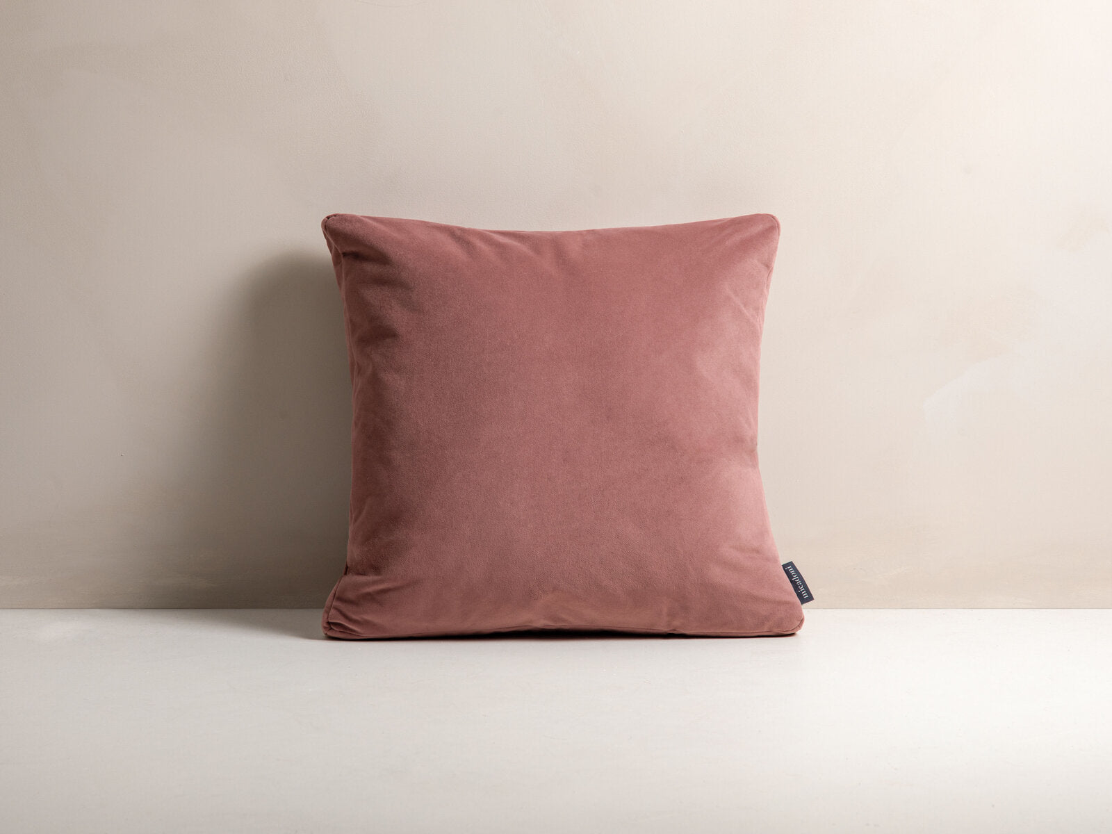 Micadoni Kissen Mono Samt Rosa