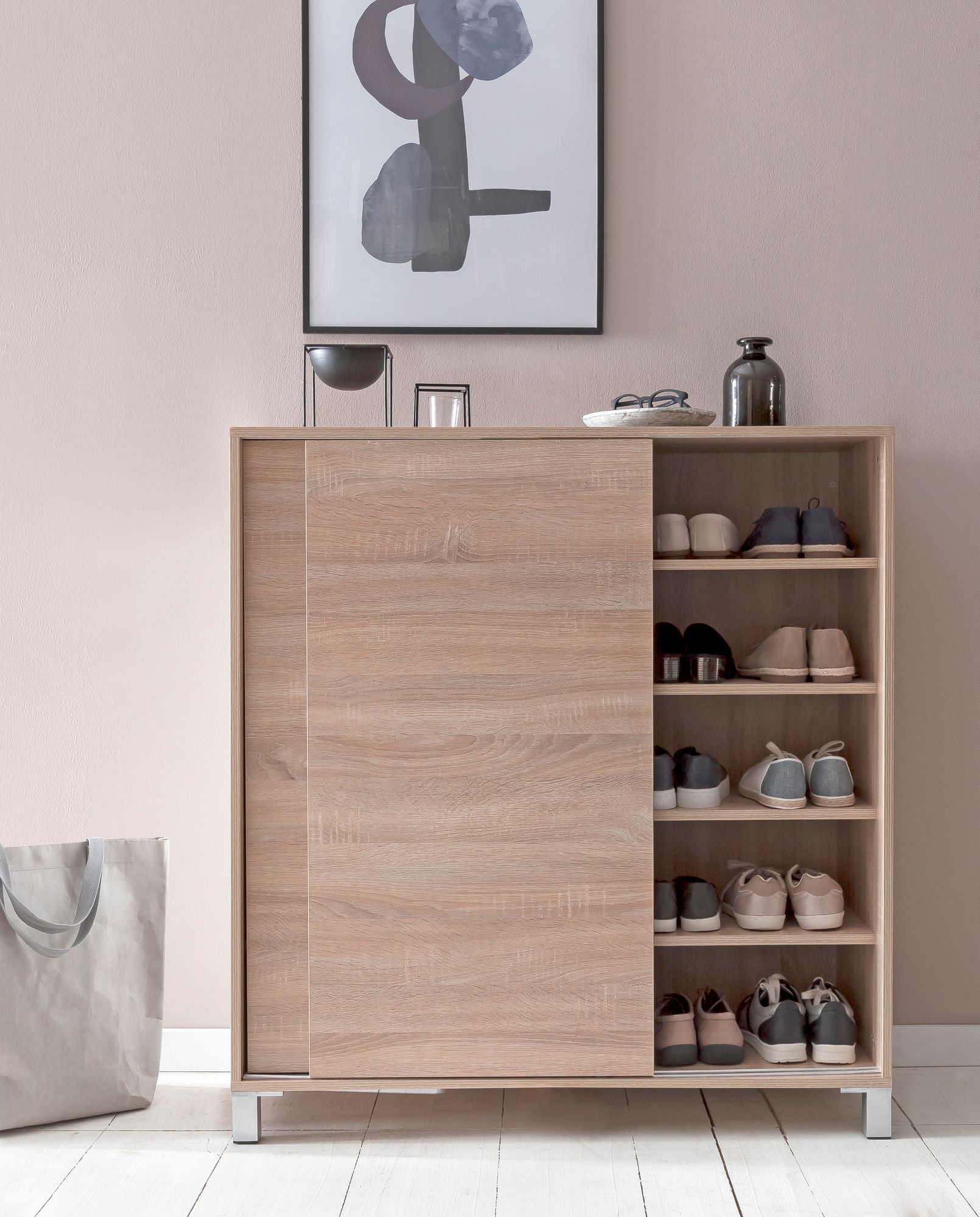 Schuhschrank Finstad Braun 100 × 37,5 × 108 cm