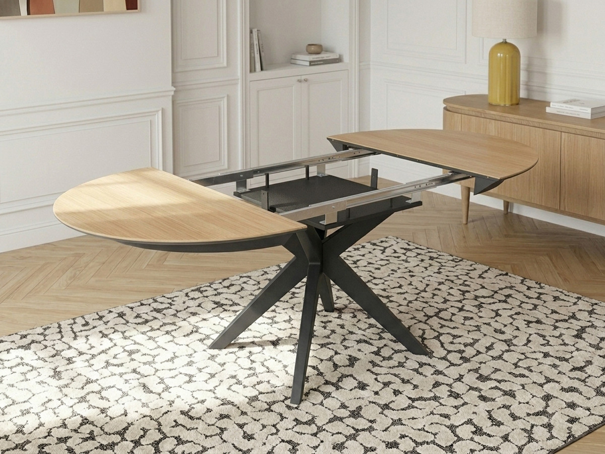 Bobochic Judith Esstisch ausziehbar Eiche furniert