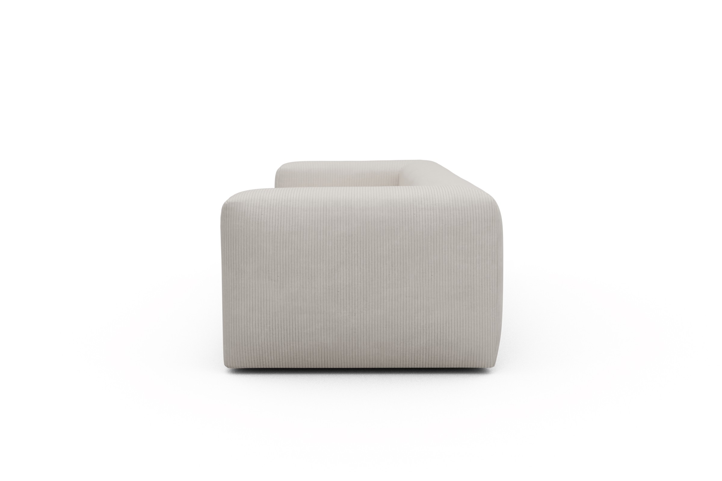 Sofa Fred 3-Sitzer Kord Corduroy 594-Ivory
