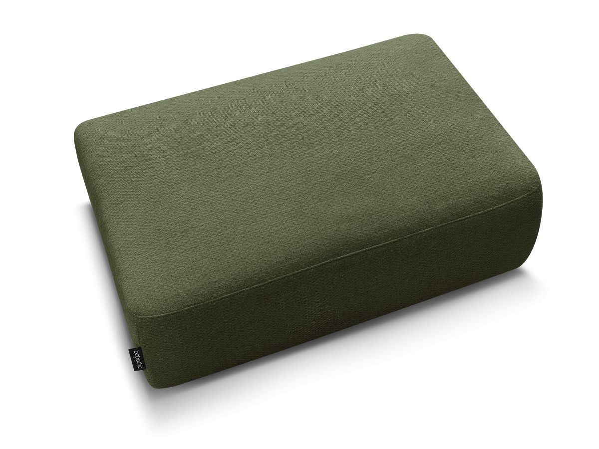 Bobochic Sidonie Pouf Melange-Stoff Grün